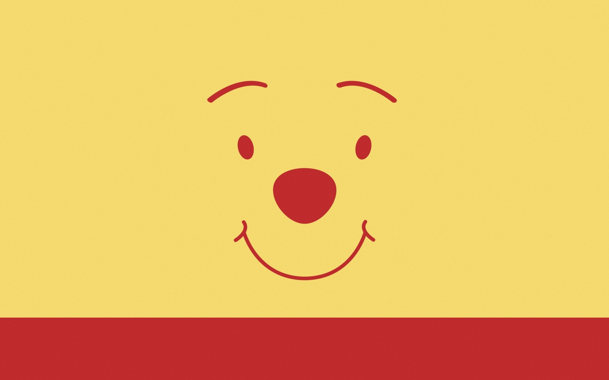 Winnie the Pooh Face HD Wallpaper