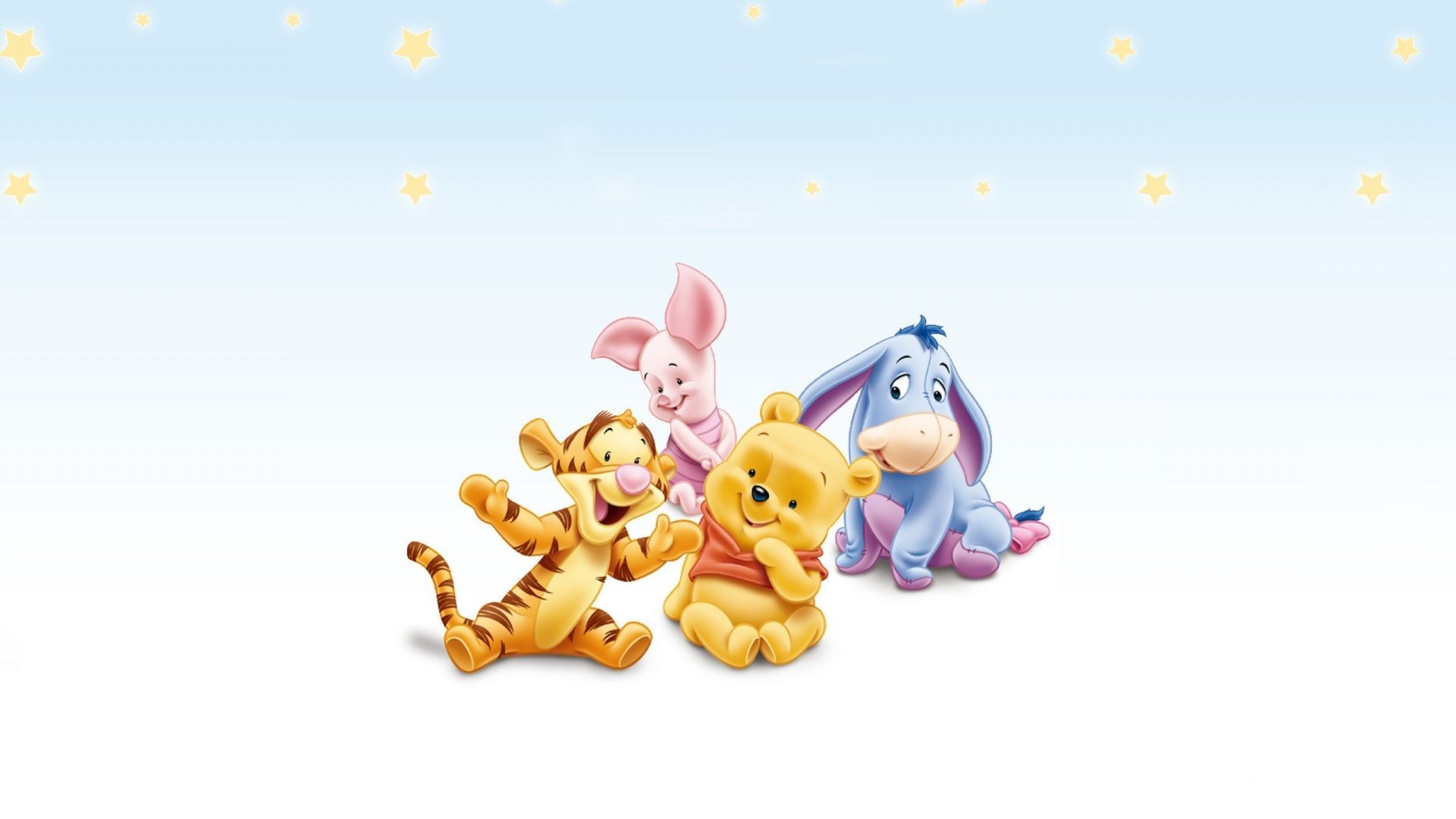 Winnie the Pooh, Tigger, Piglet, and Eeyore HD Wallpaper