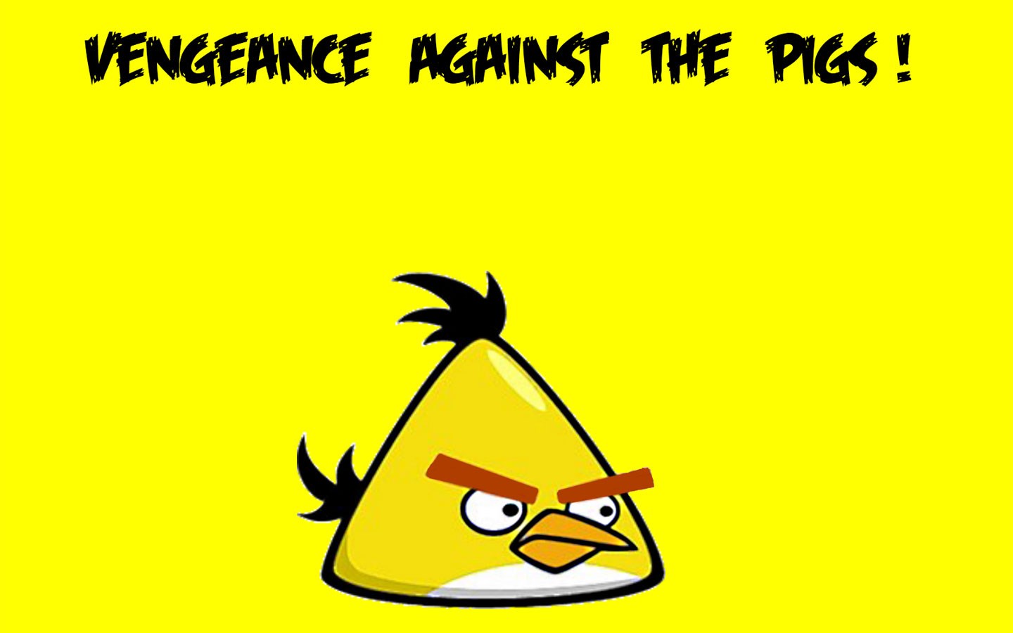 Vengeance Against The Pigs Angry Birds HD Wallpaper