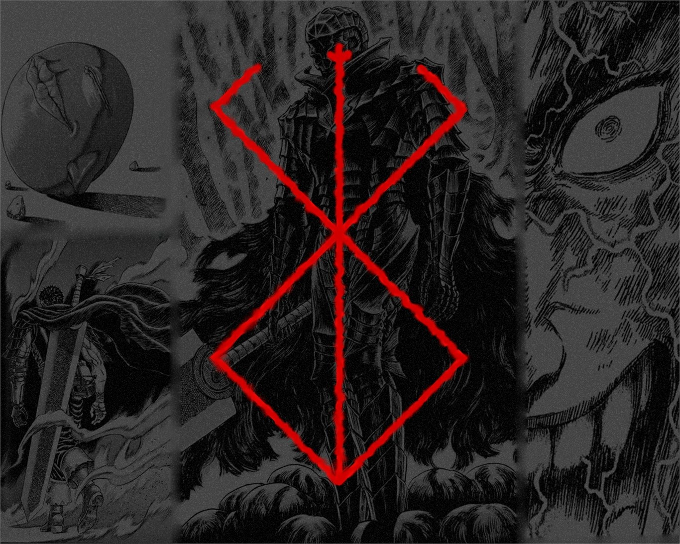 Guts and Brand of Sacrifice from Berserk HD Wallpaper