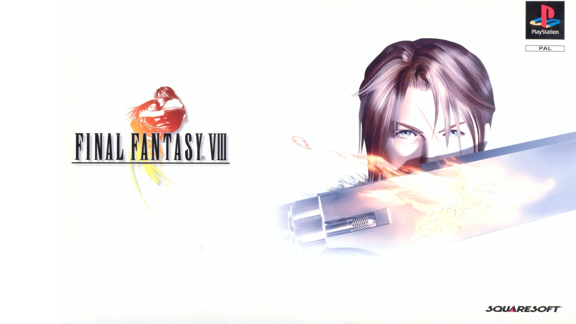 Final Fantasy VIII PlayStation Cover Art HD Wallpaper
