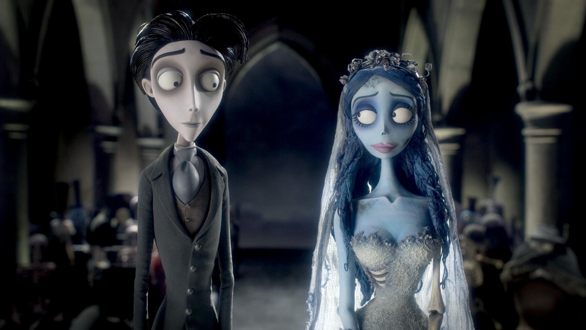 Victor and Emily from Corpse Bride HD Wallpaper