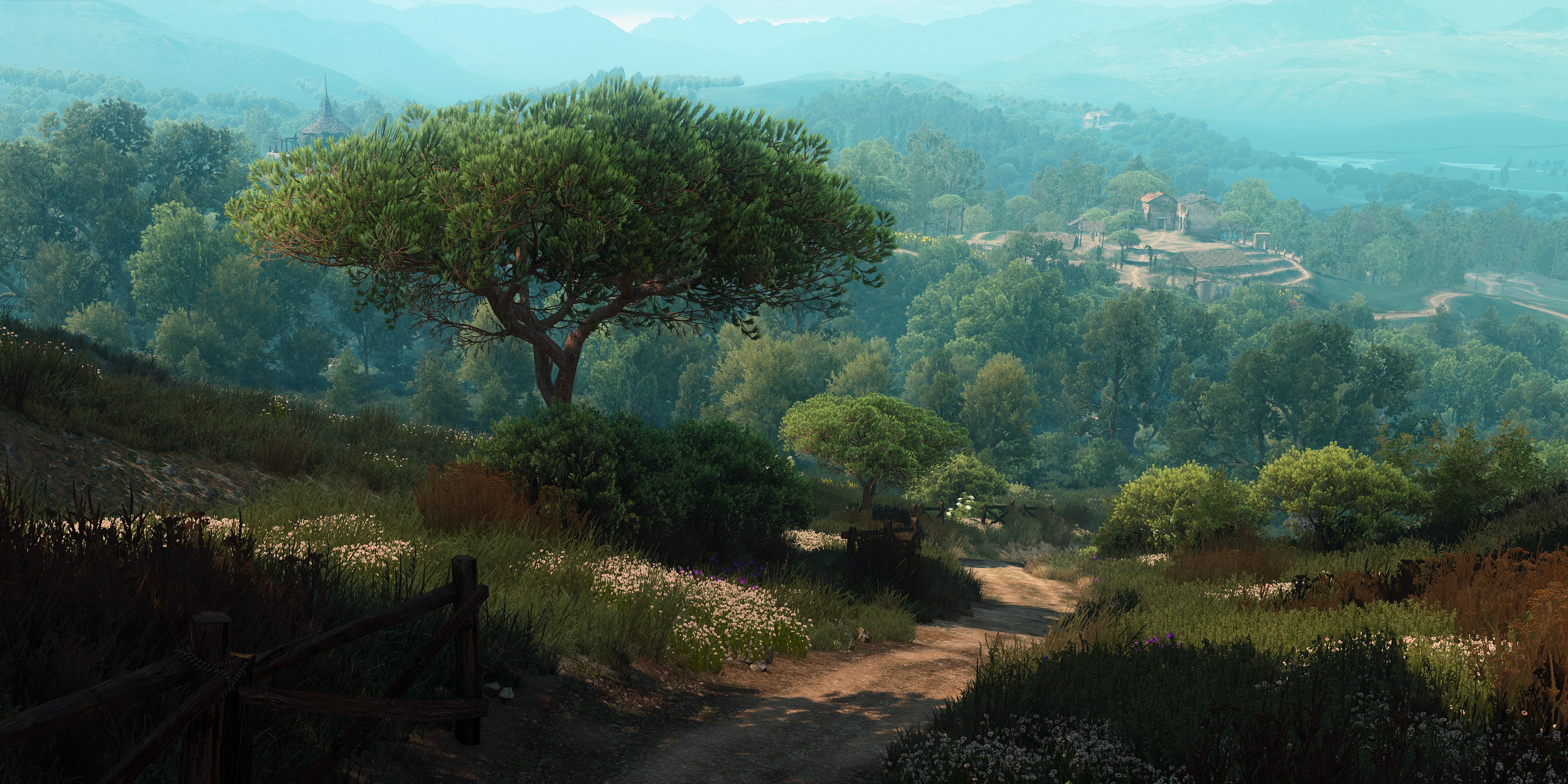 The Witcher 3: Wild Hunt Landscape HD Wallpaper