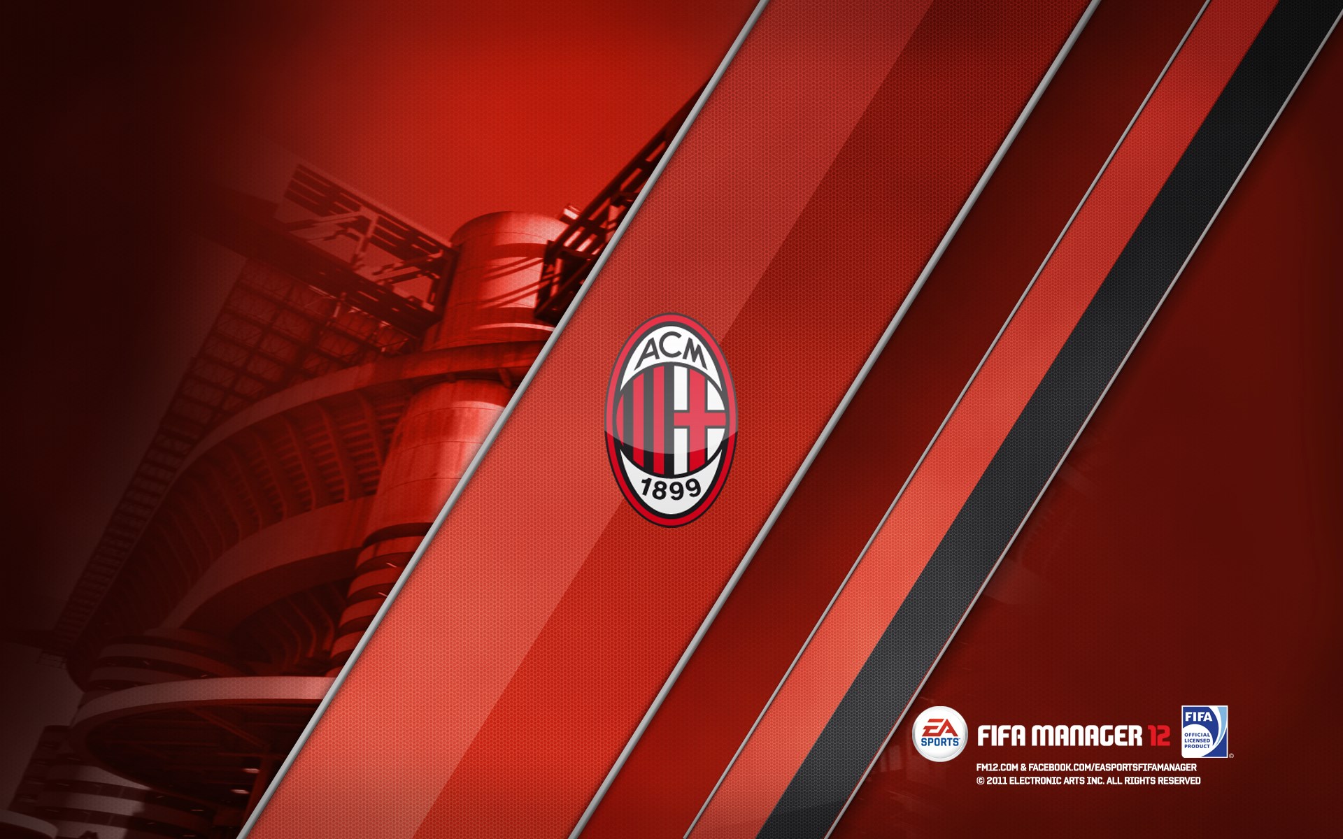 AC Milan FIFA Manager 12 EA Sports HD Wallpaper