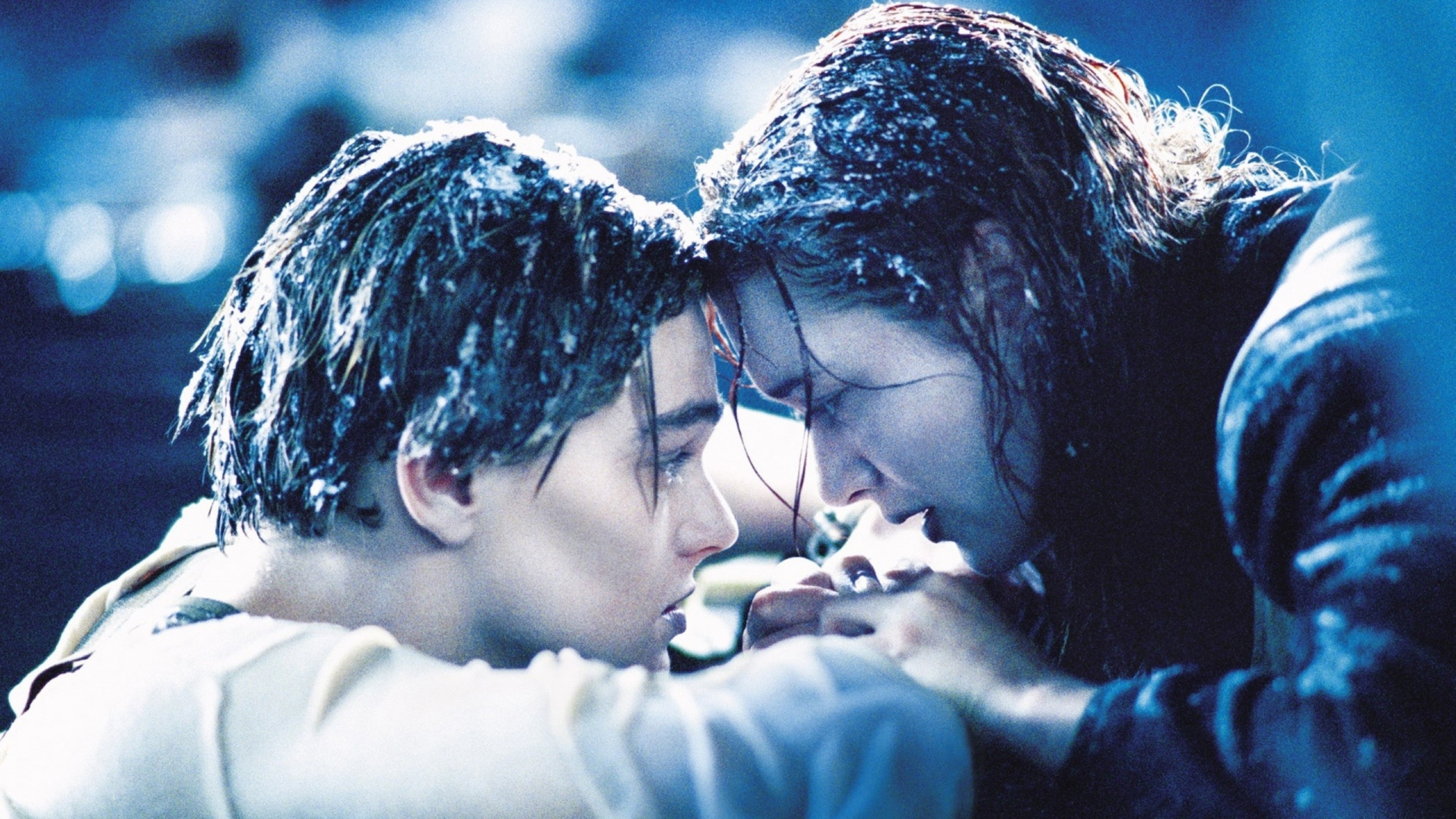 Kate Winslet and Leonardo DiCaprio in Titanic 4K HD Wallpaper