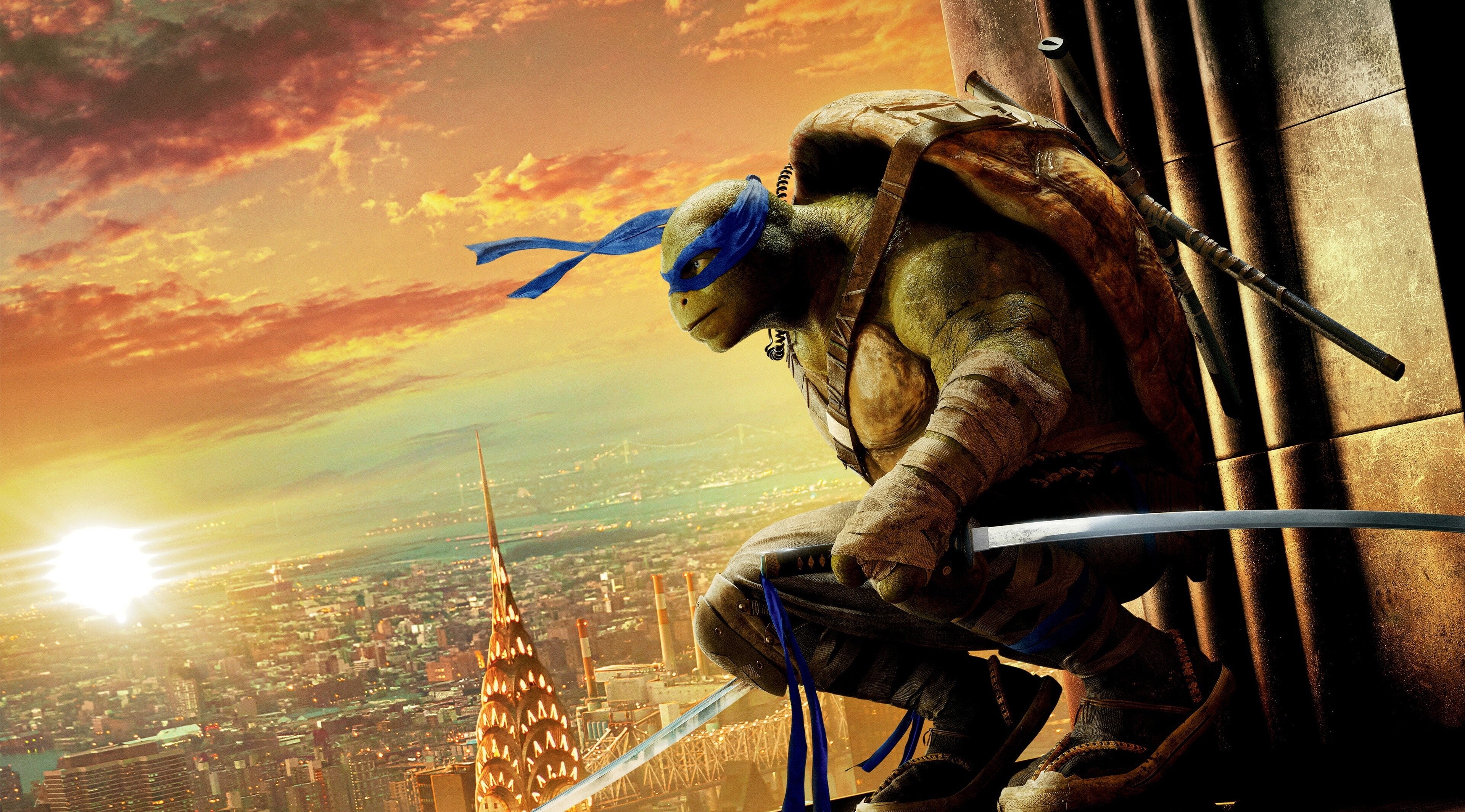 Leonardo from Teenage Mutant Ninja Turtles 4K HD Wallpaper