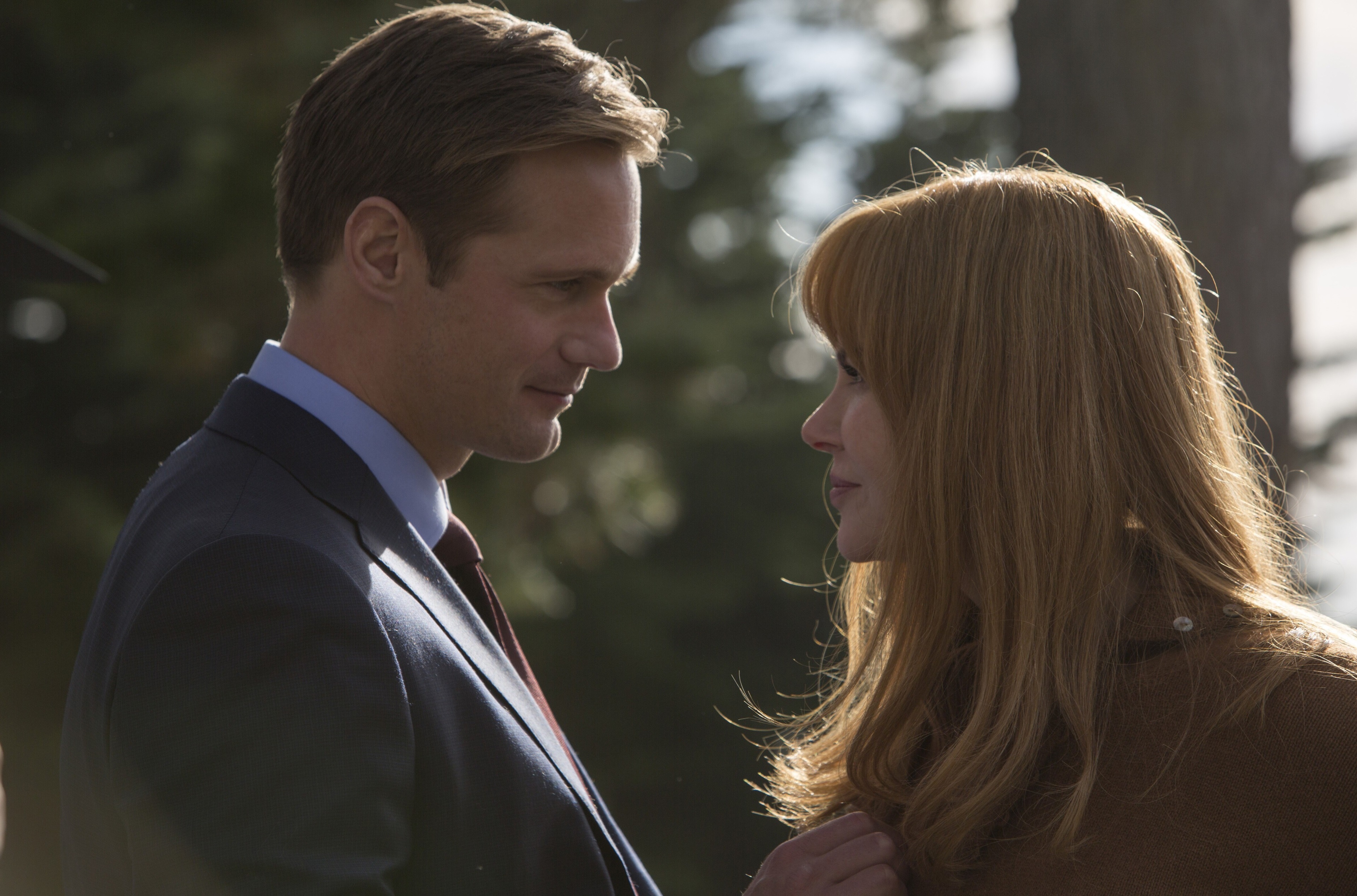 Alexander Skarsgård and Nicole Kidman from Big Little Lies 4K HD Wallpaper