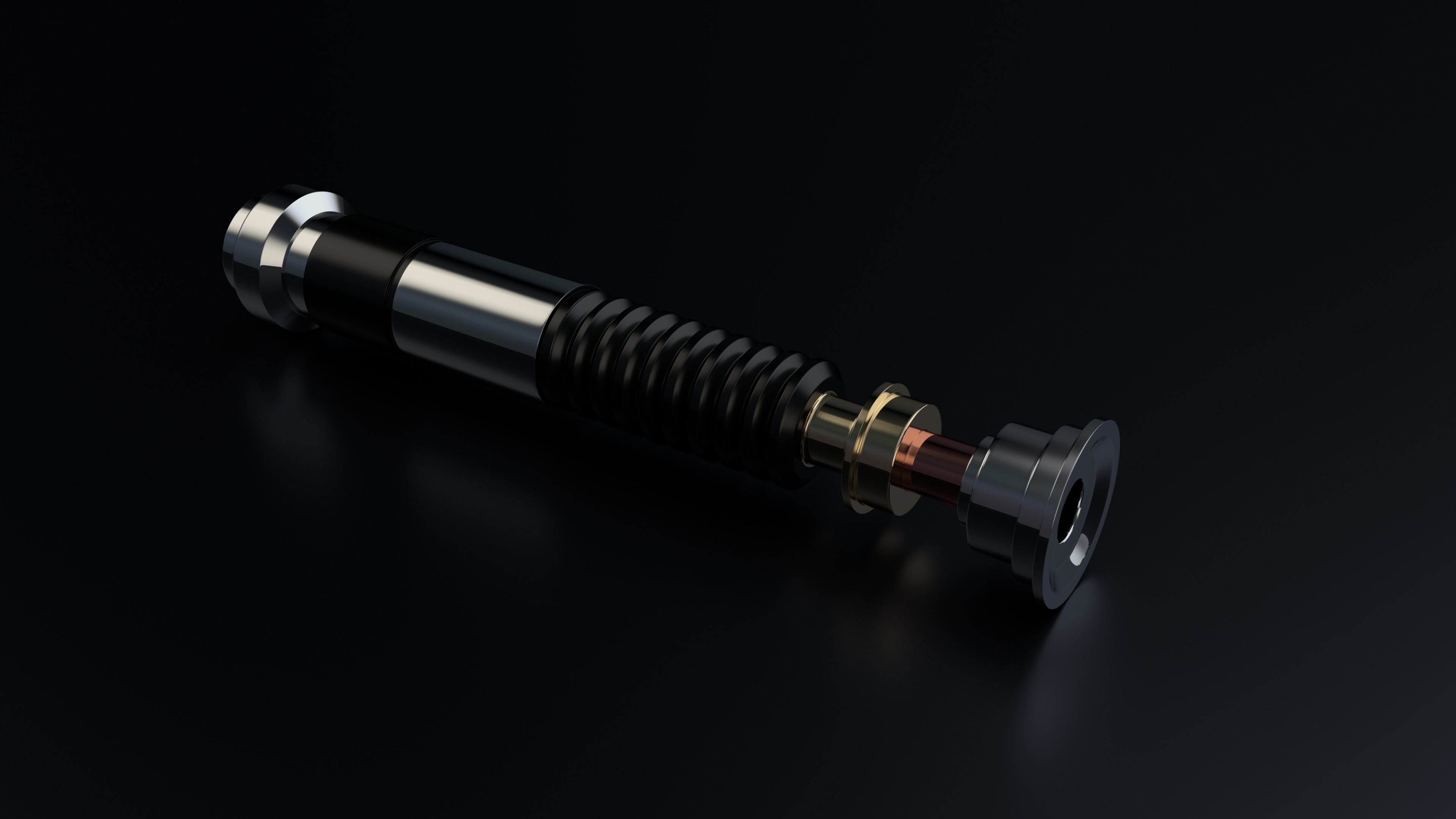Star Wars Lightsaber Hilt 4K HD Wallpaper
