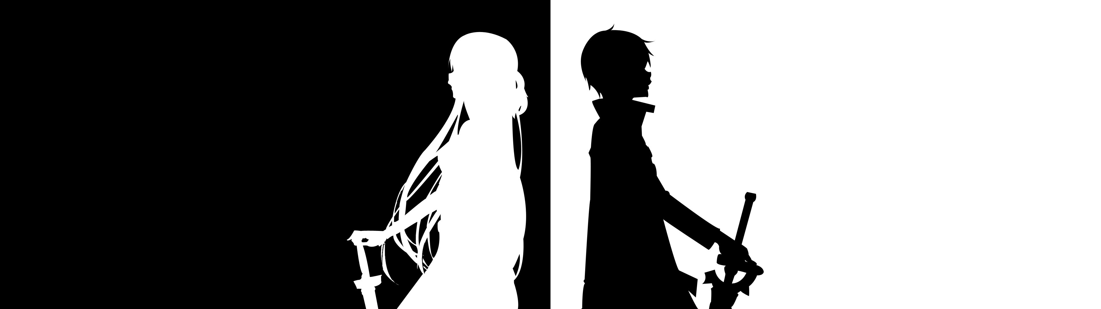 Kirito and Asuna from Sword Art Online HD Wallpaper