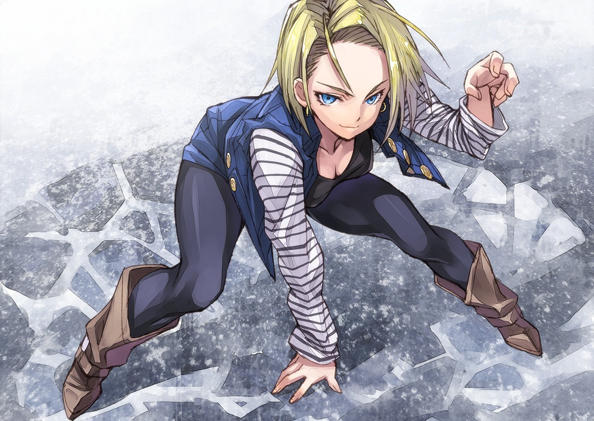 Android 18 from Dragon Ball HD Wallpaper