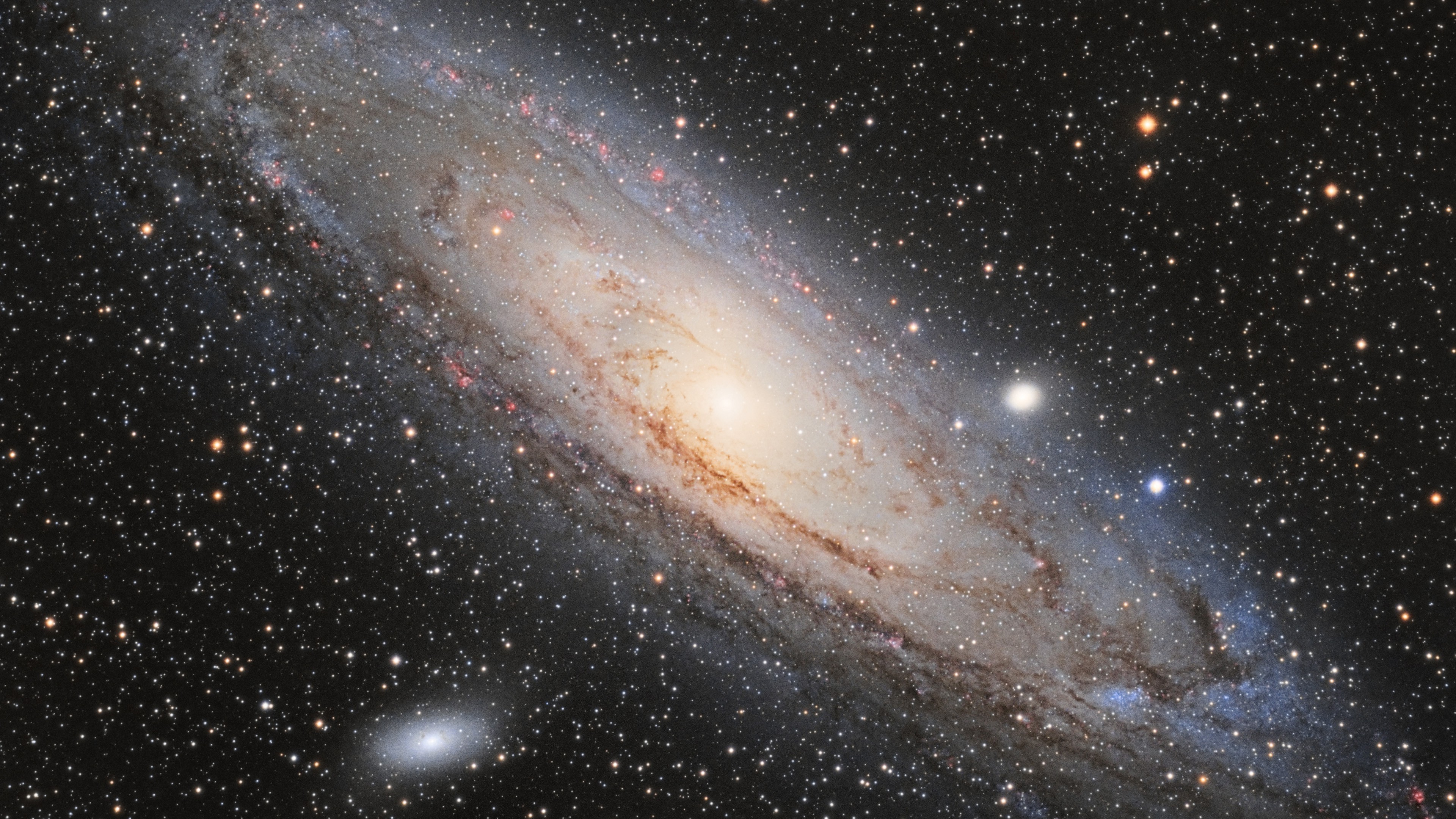 Andromeda Galaxy in Space HD Wallpaper