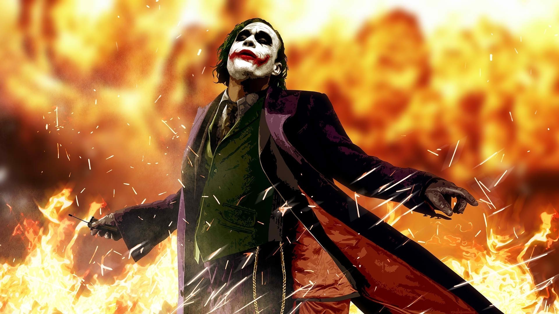 The Joker from Batman: The Dark Knight HD Wallpaper