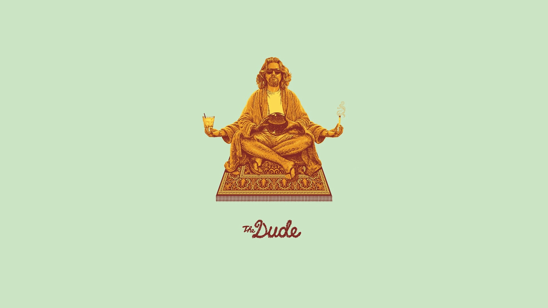 The Dude from The Big Lebowski HD Wallpaper