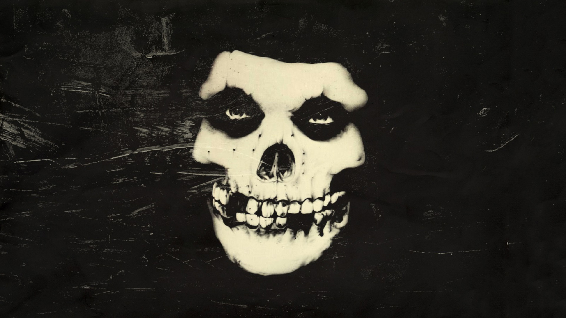 Misfits Skull Logo HD Wallpaper