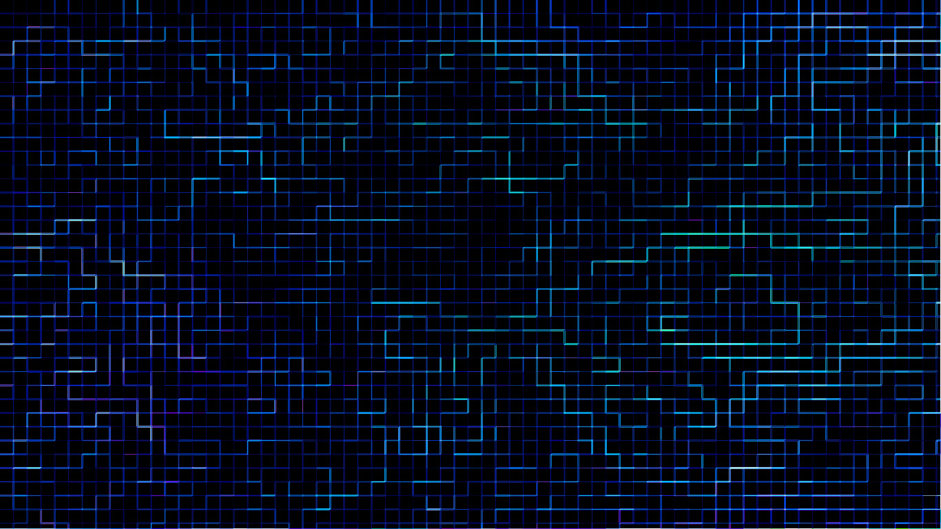 Abstract grid with blue and green lines HD Wallpaper