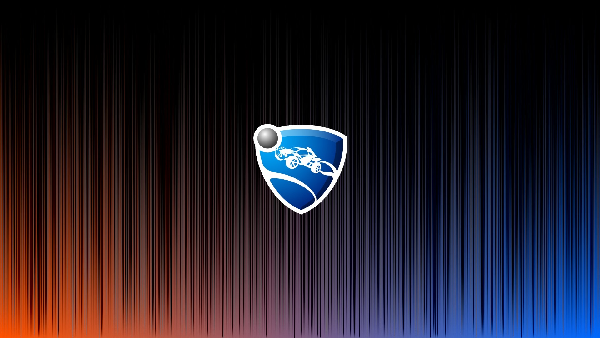 Rocket League logo on abstract background HD Wallpaper