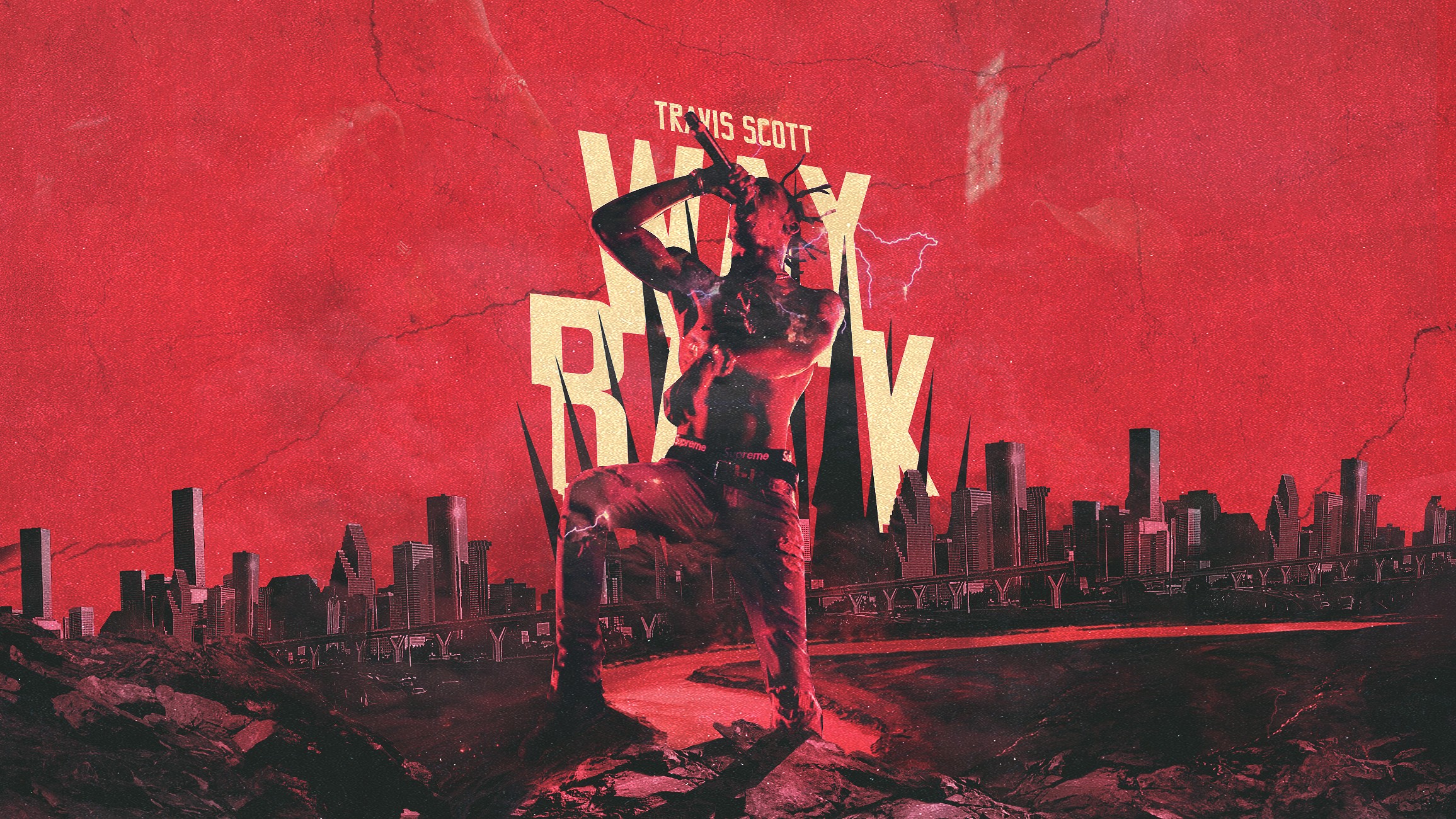 Travis Scott from Utopia Artwork HD Wallpaper