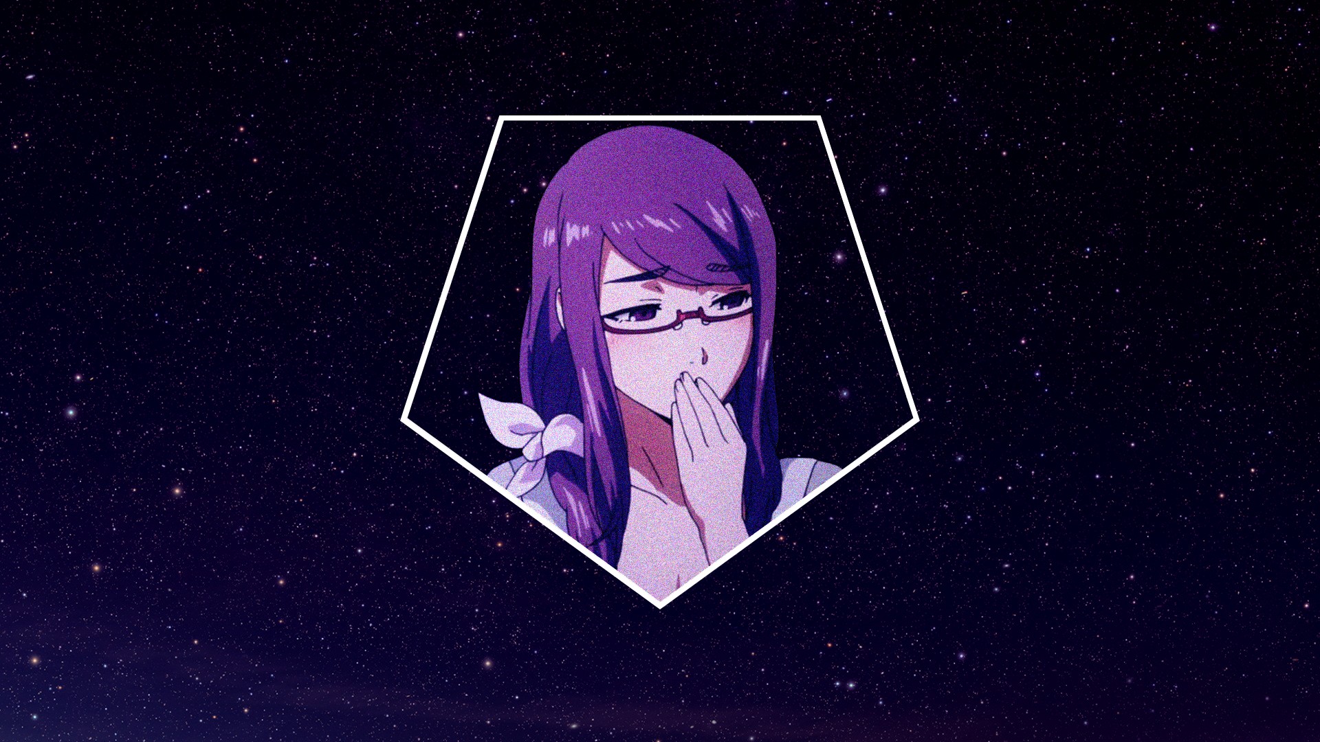 Rize Kamishiro from Tokyo Ghoul in space HD Wallpaper