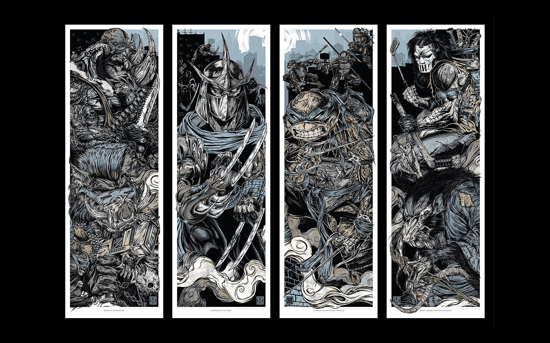 Teenage Mutant Ninja Turtles Fan Art by Rhys Cooper HD Wallpaper