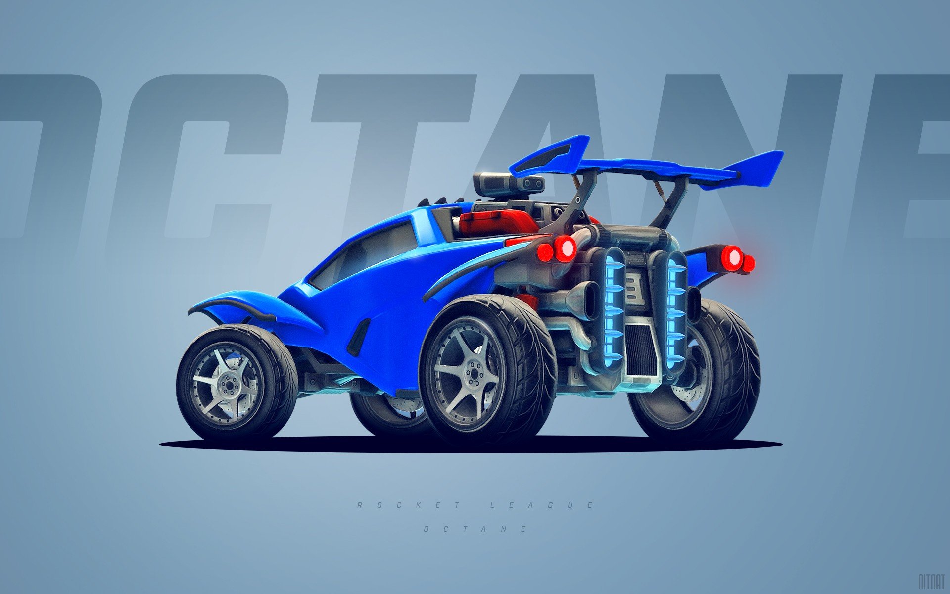 Rocket League Octane Render HD Wallpaper