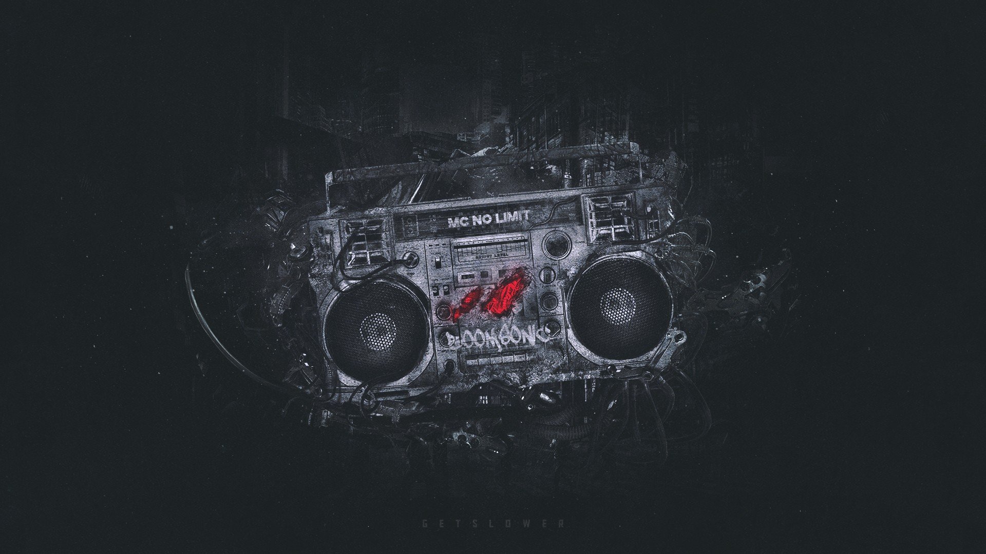 MC No Limit Boombox HD Wallpaper