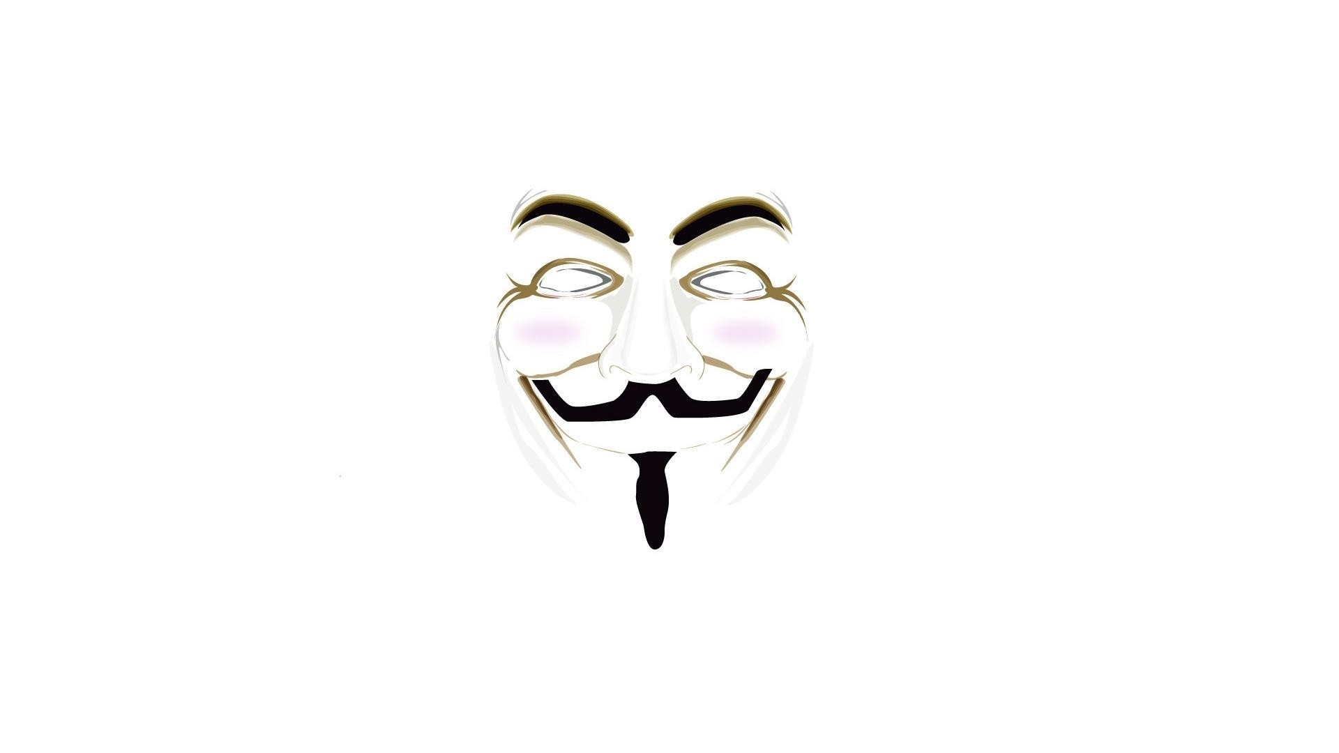 Guy Fawkes mask illustration HD Wallpaper