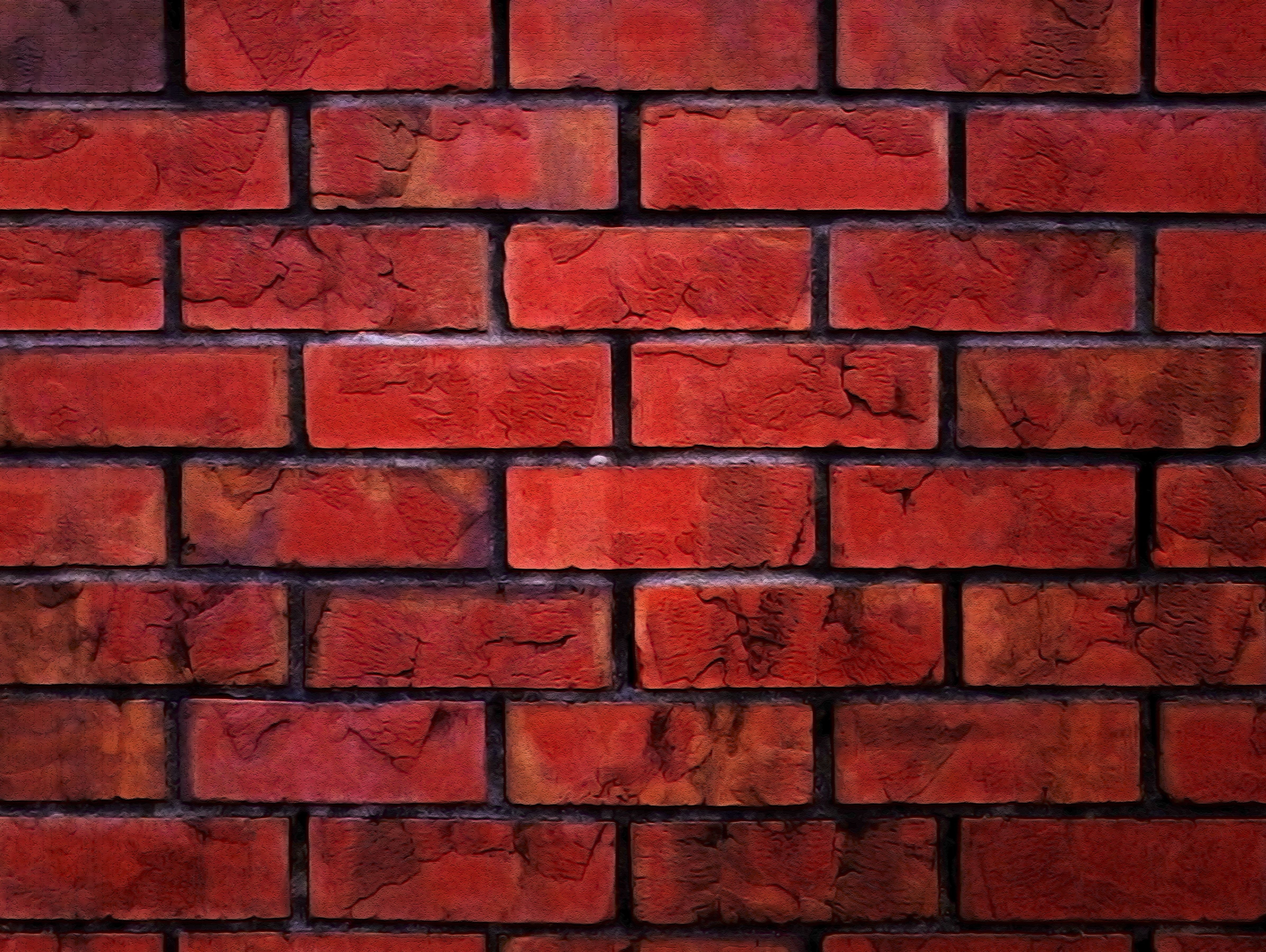 Red brick wall texture HD Wallpaper