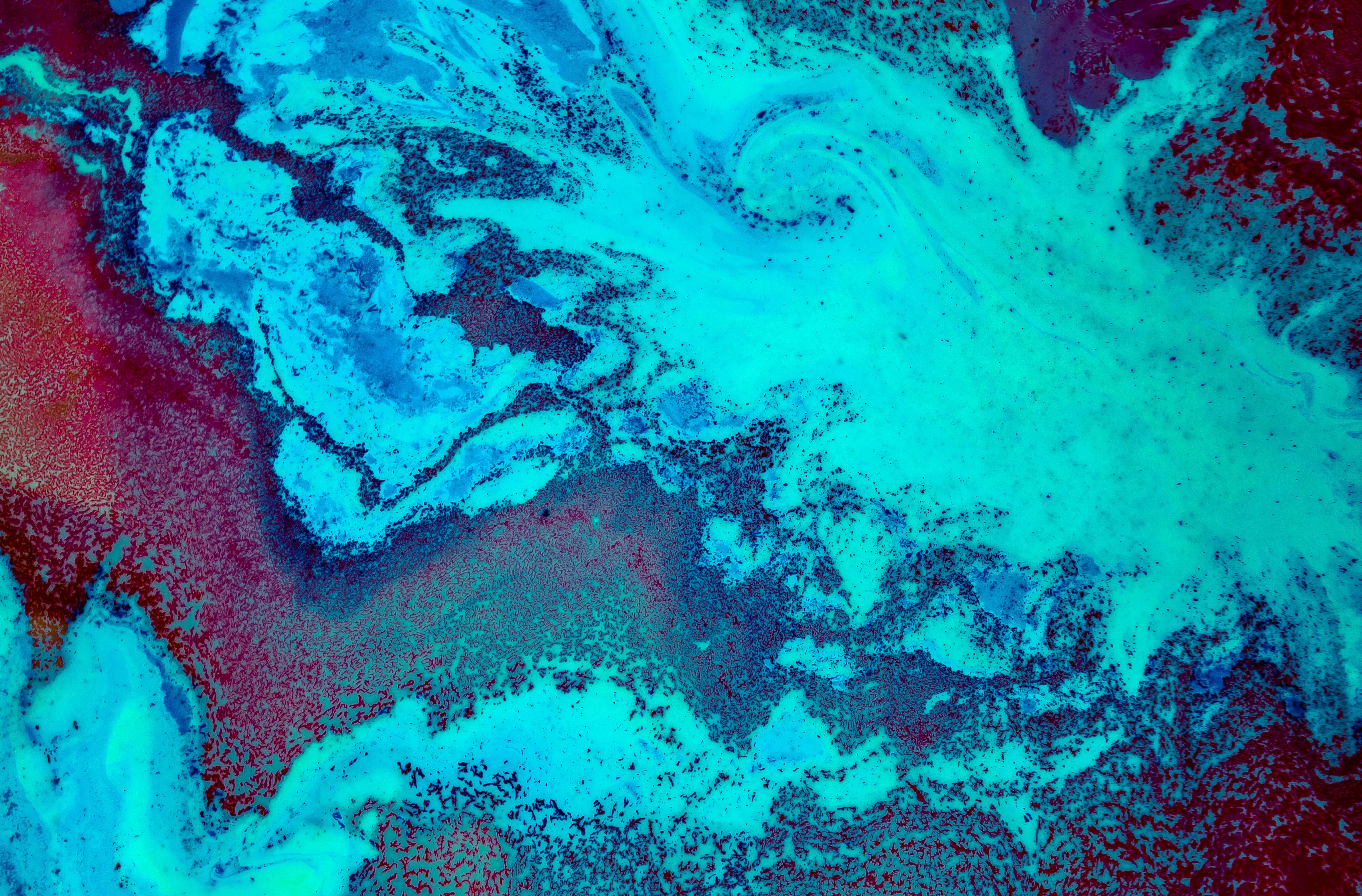 Abstract colorful fluid art HD Wallpaper