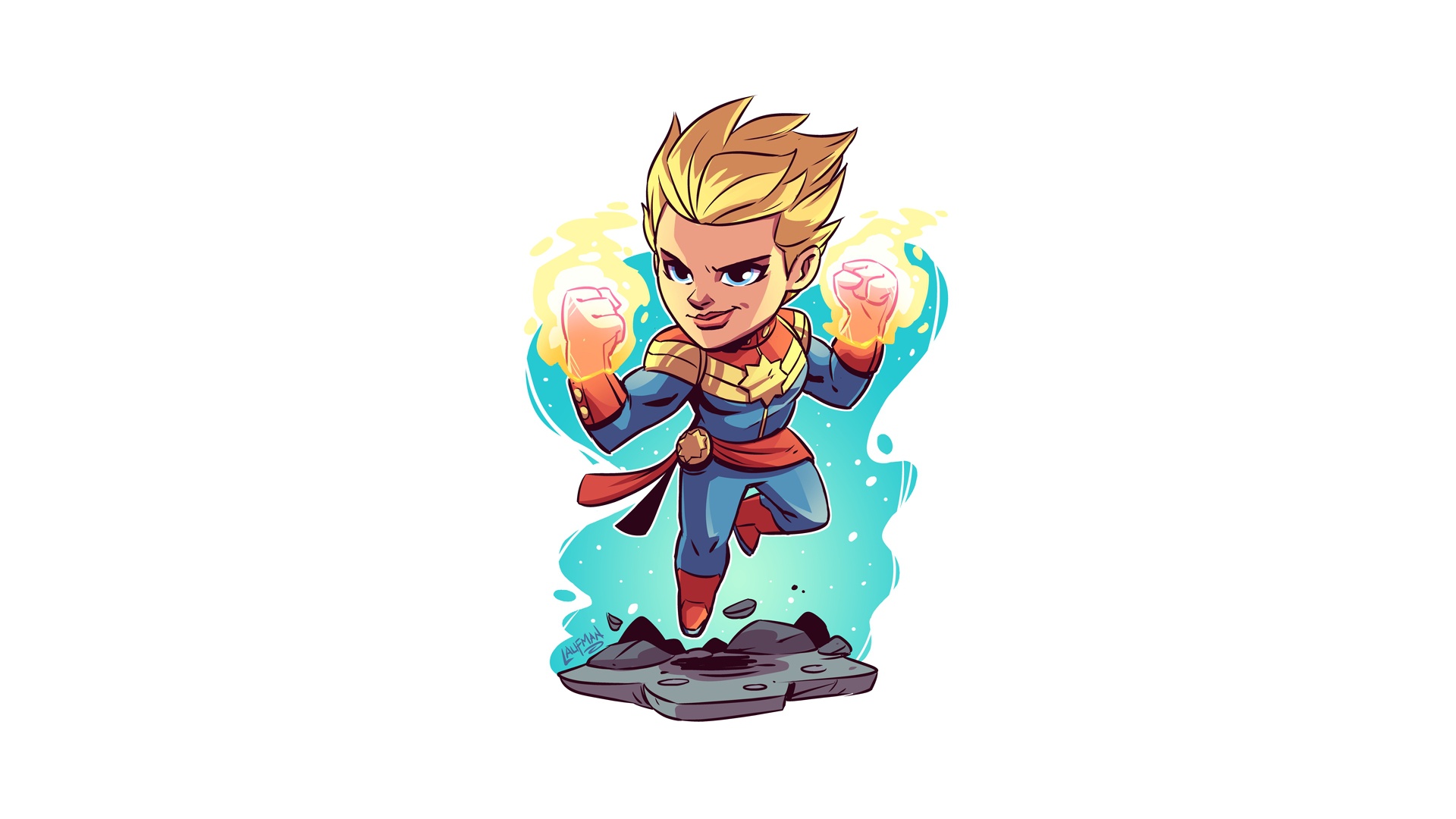 Captain Marvel from Marvel Comics HD Wallpaper