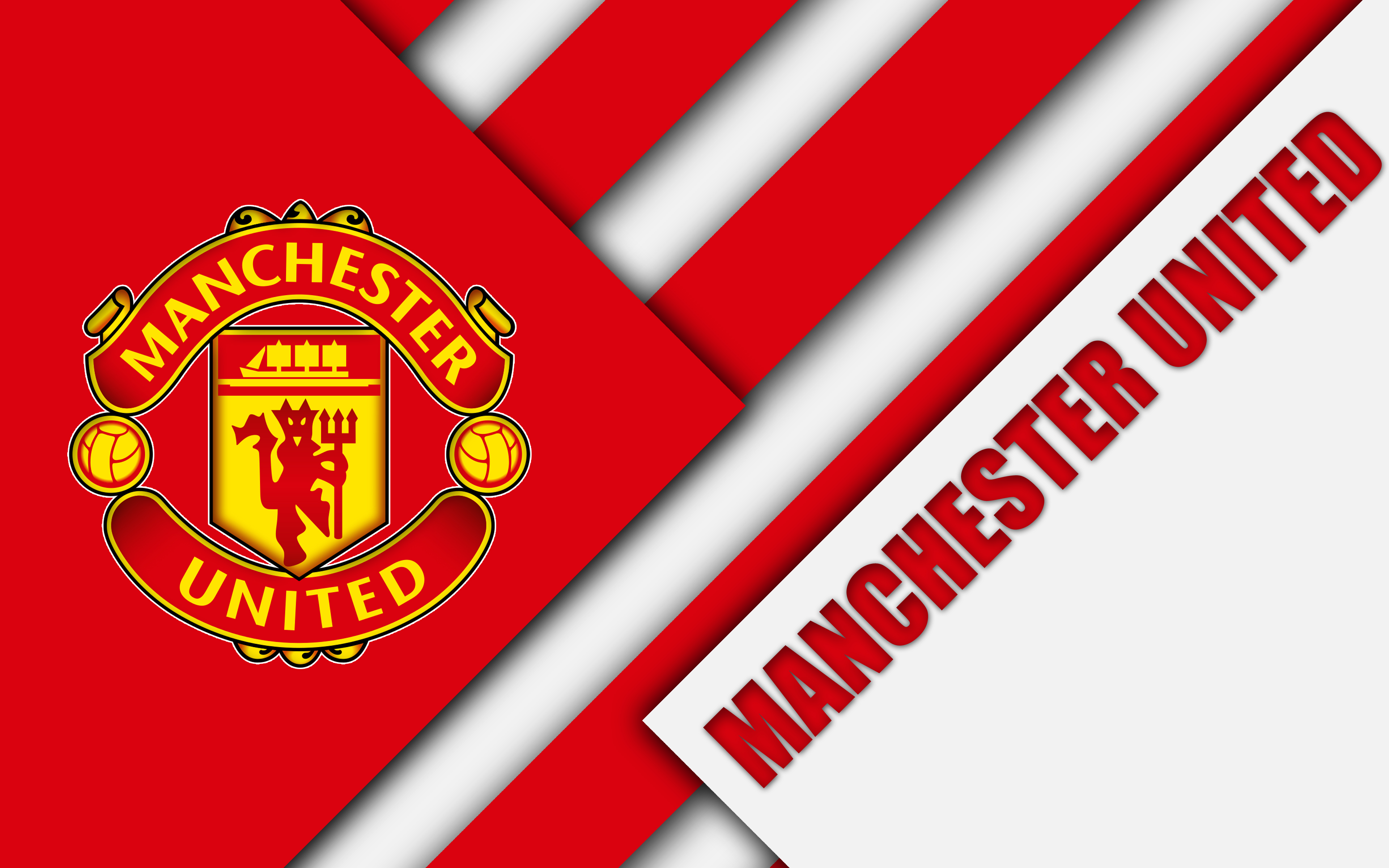 Manchester United F.C. Logo HD Wallpaper