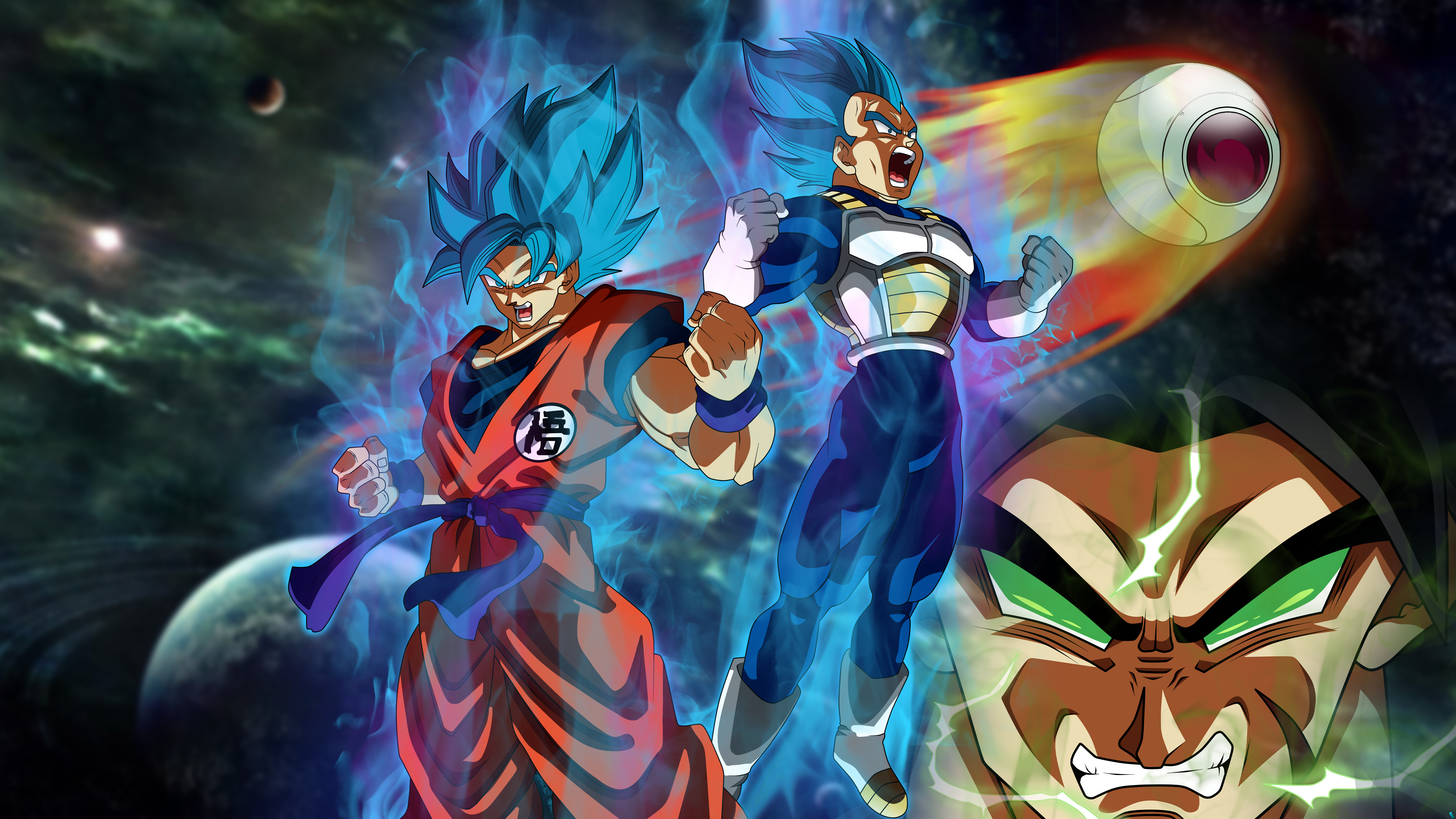 Goku and Vegeta from Dragon Ball HD Wallpaper