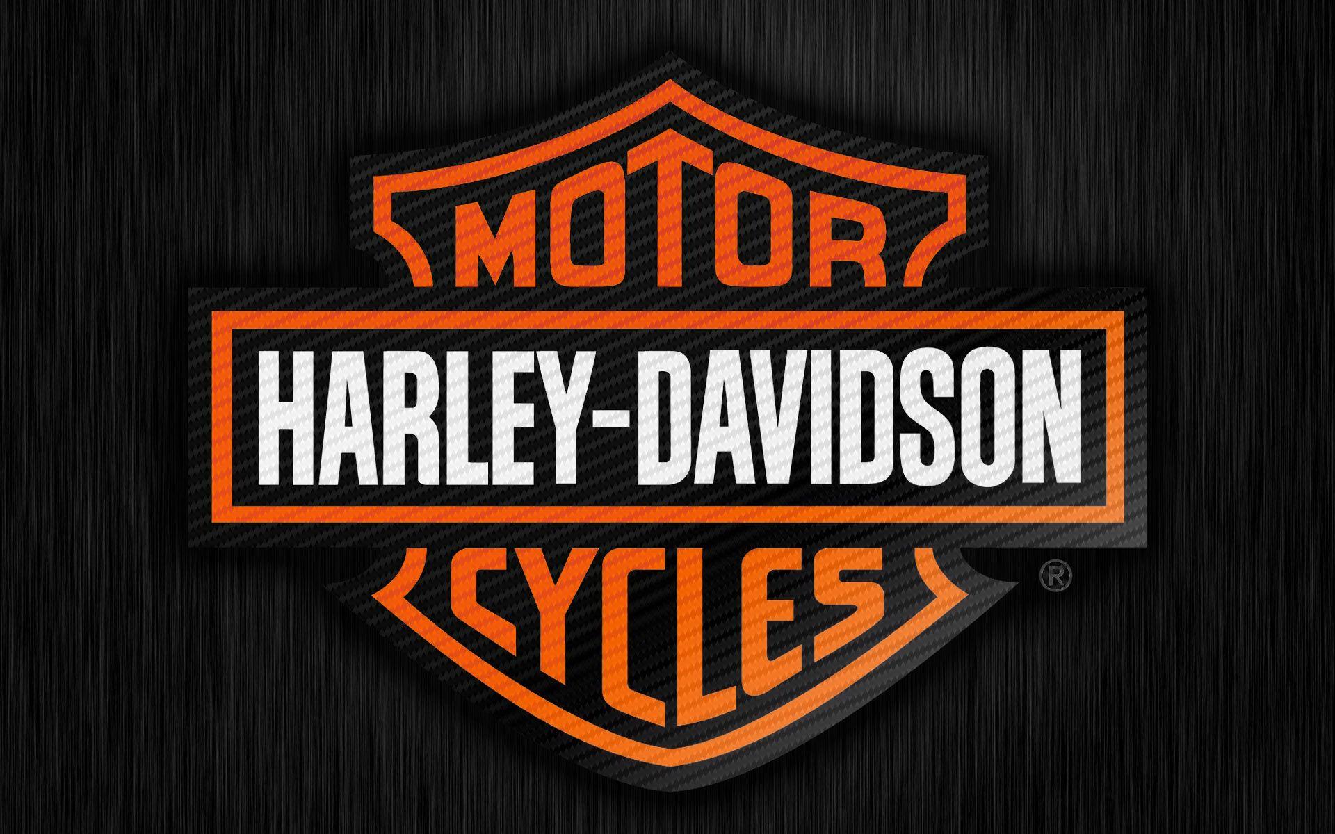 Harley-Davidson Motor Cycles Logo HD Wallpaper