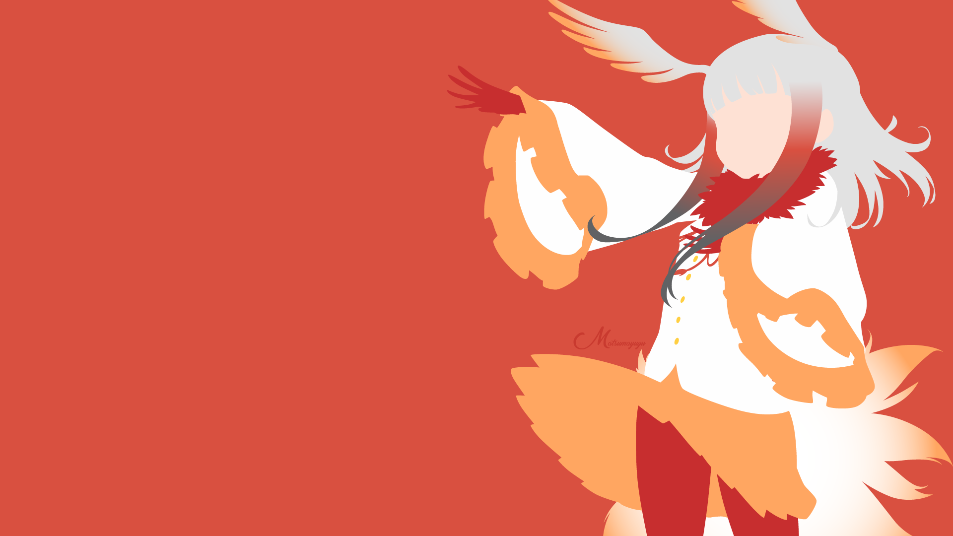 Crested Ibis from Kemono Friends HD Wallpaper