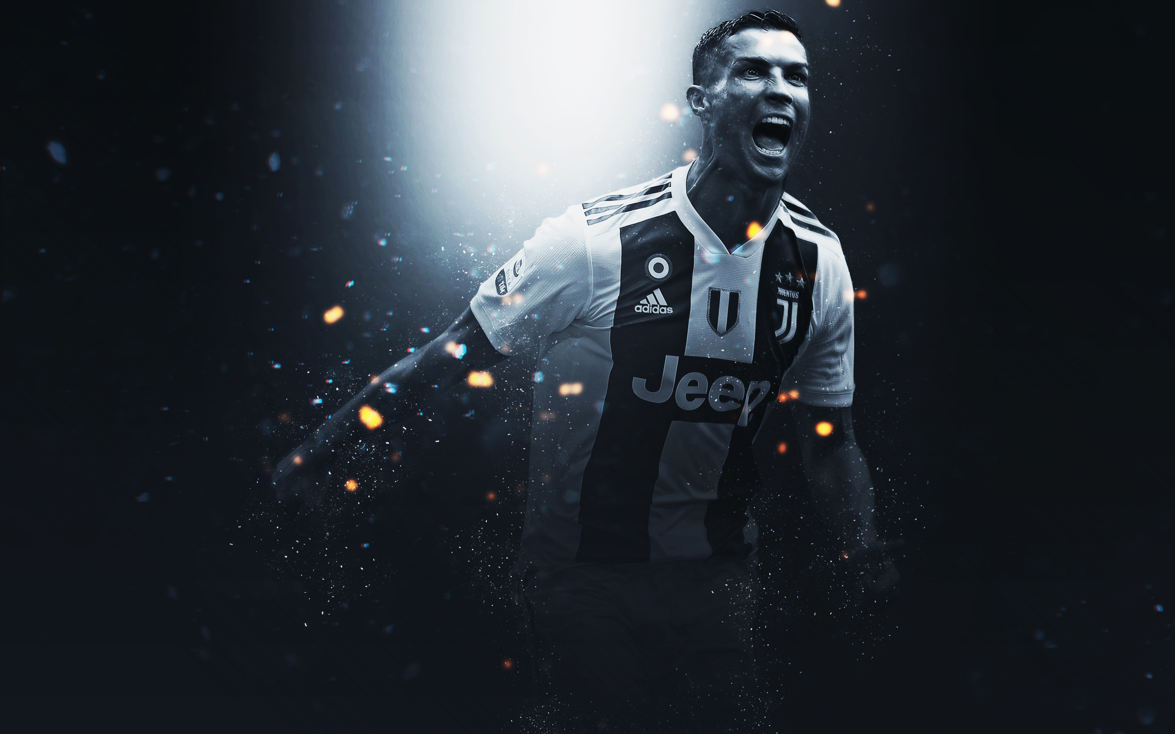 Cristiano Ronaldo of Juventus F.C. HD Wallpaper