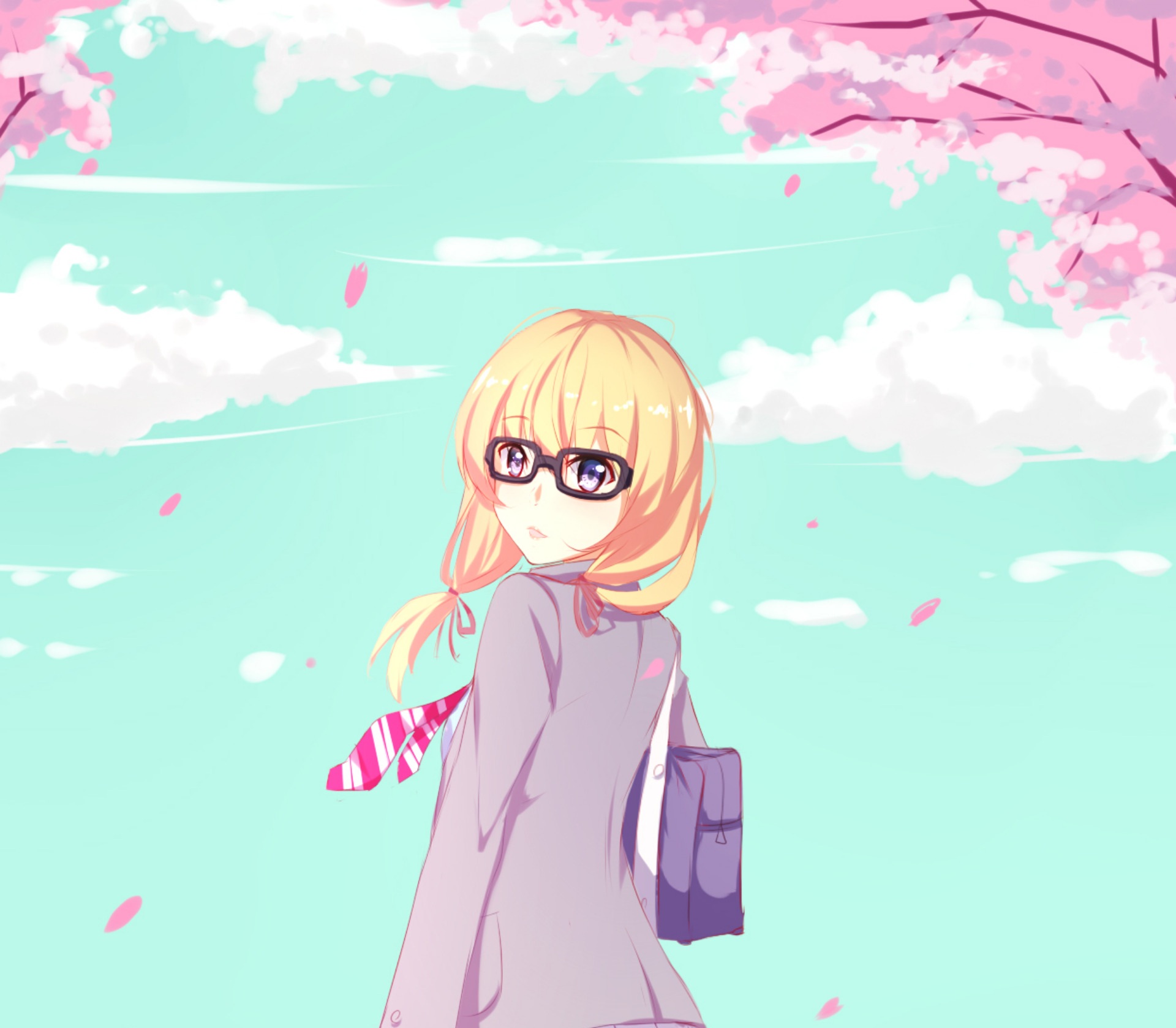 Kaori Miyazono from Your Lie in April HD Wallpaper