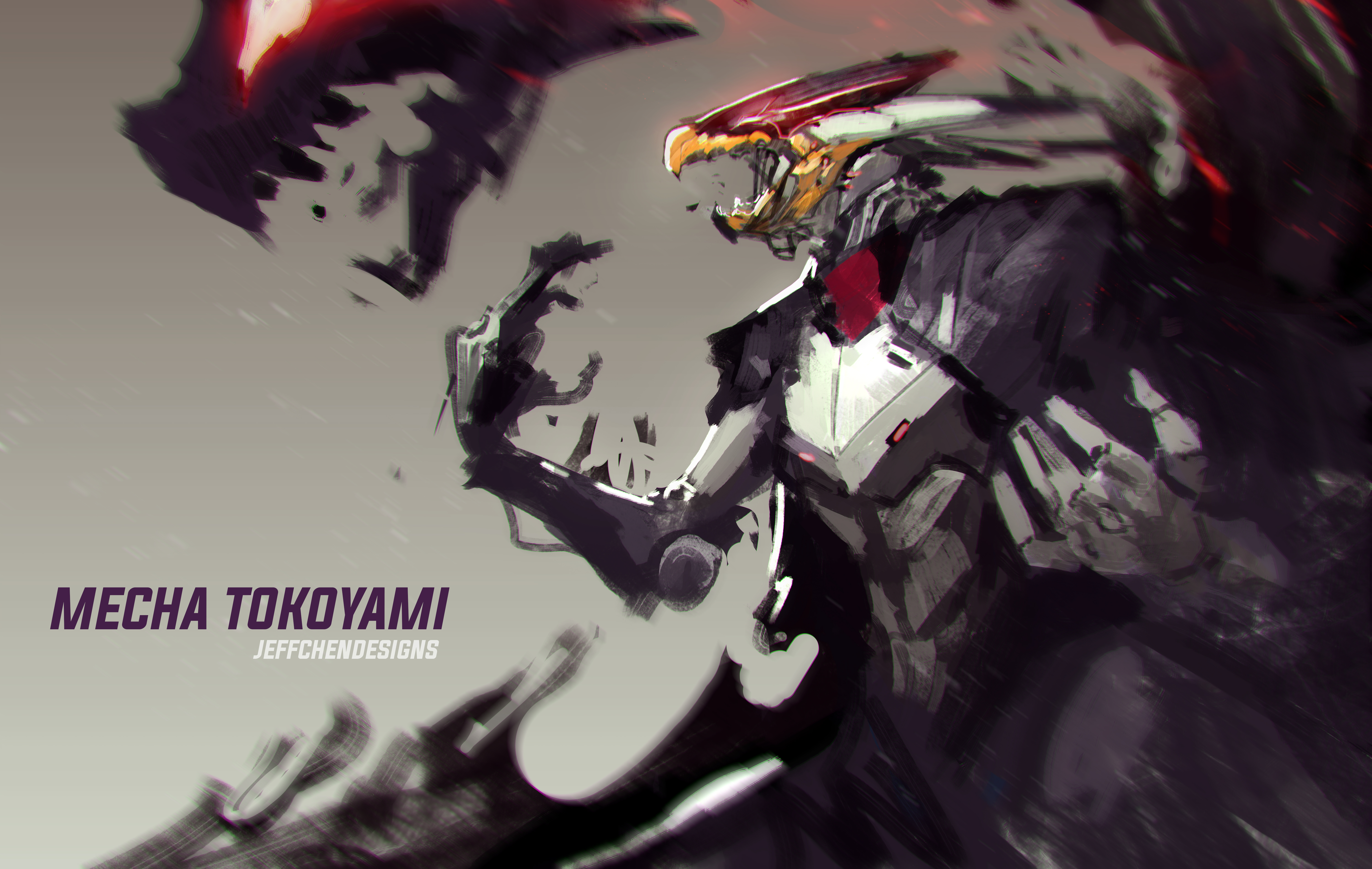 Mecha Tokoyami by JeffchenDesigns HD Wallpaper