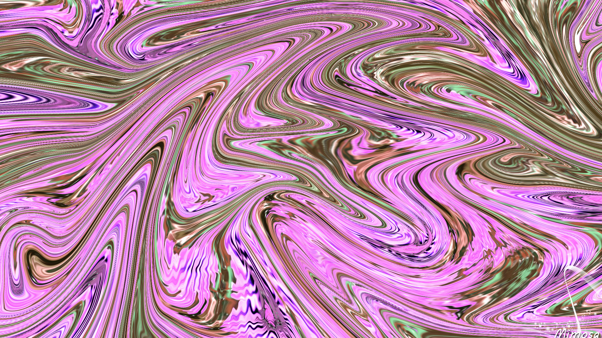 Psychedelic Abstract Digital Art HD Wallpaper
