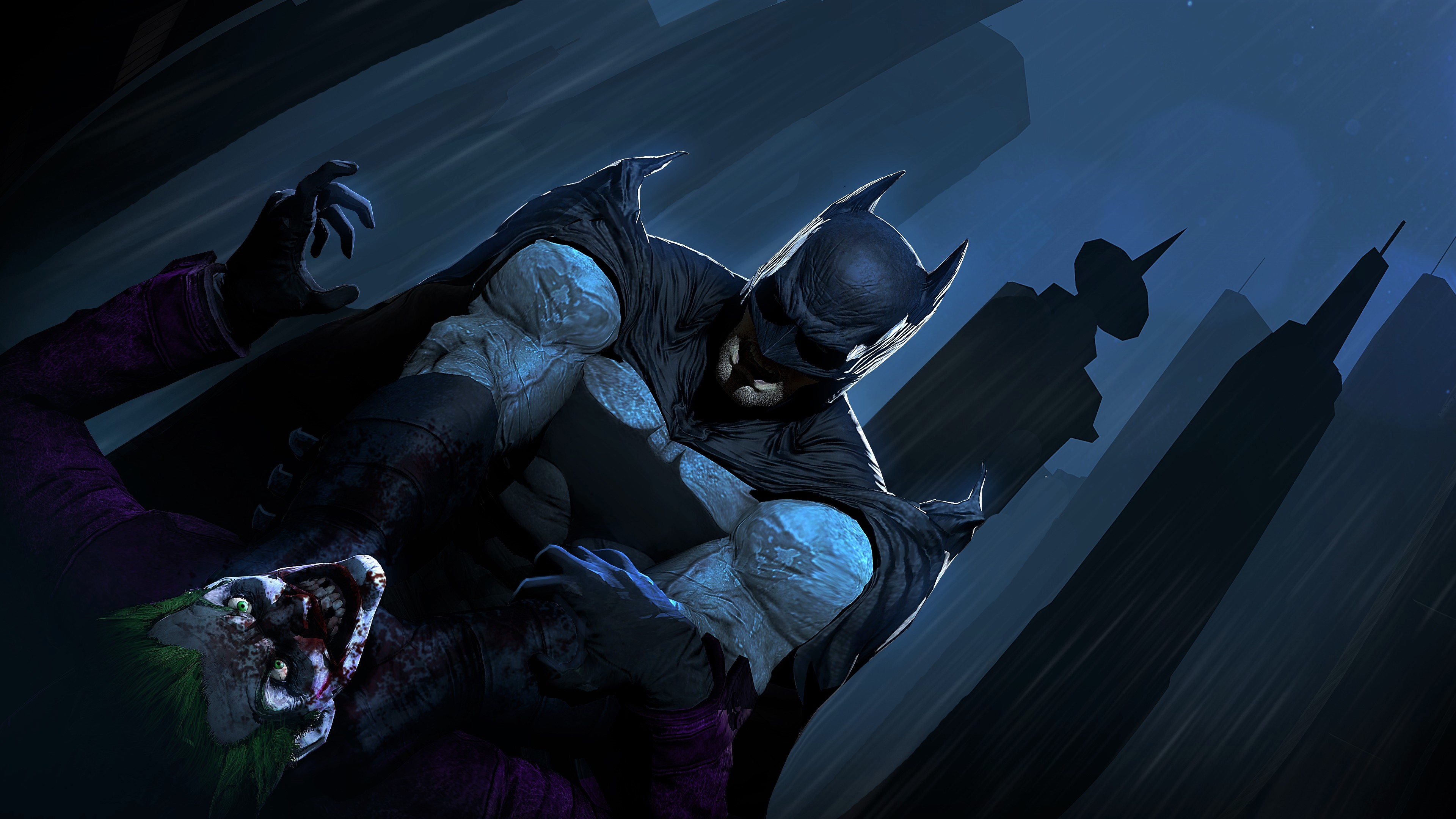 Batman and Joker from DC Comics HD Wallpaper