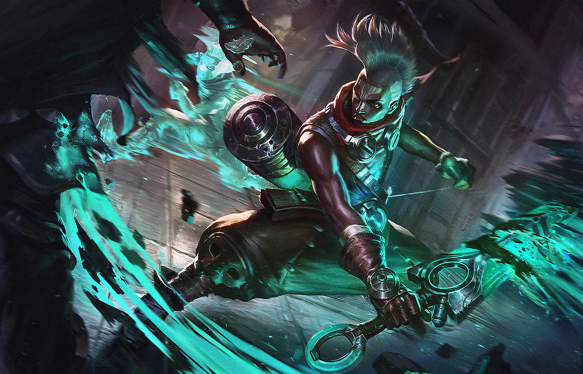 Ekko from League of Legends HD Wallpaper