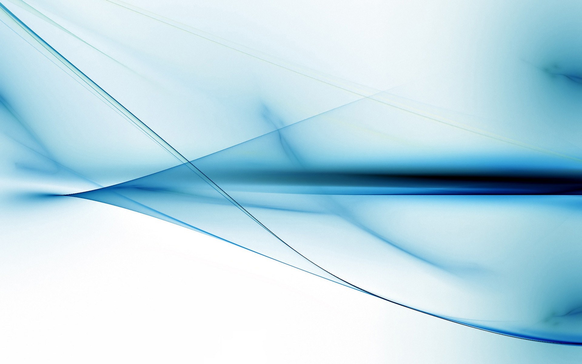 Blue abstract lines and shapes HD Wallpaper