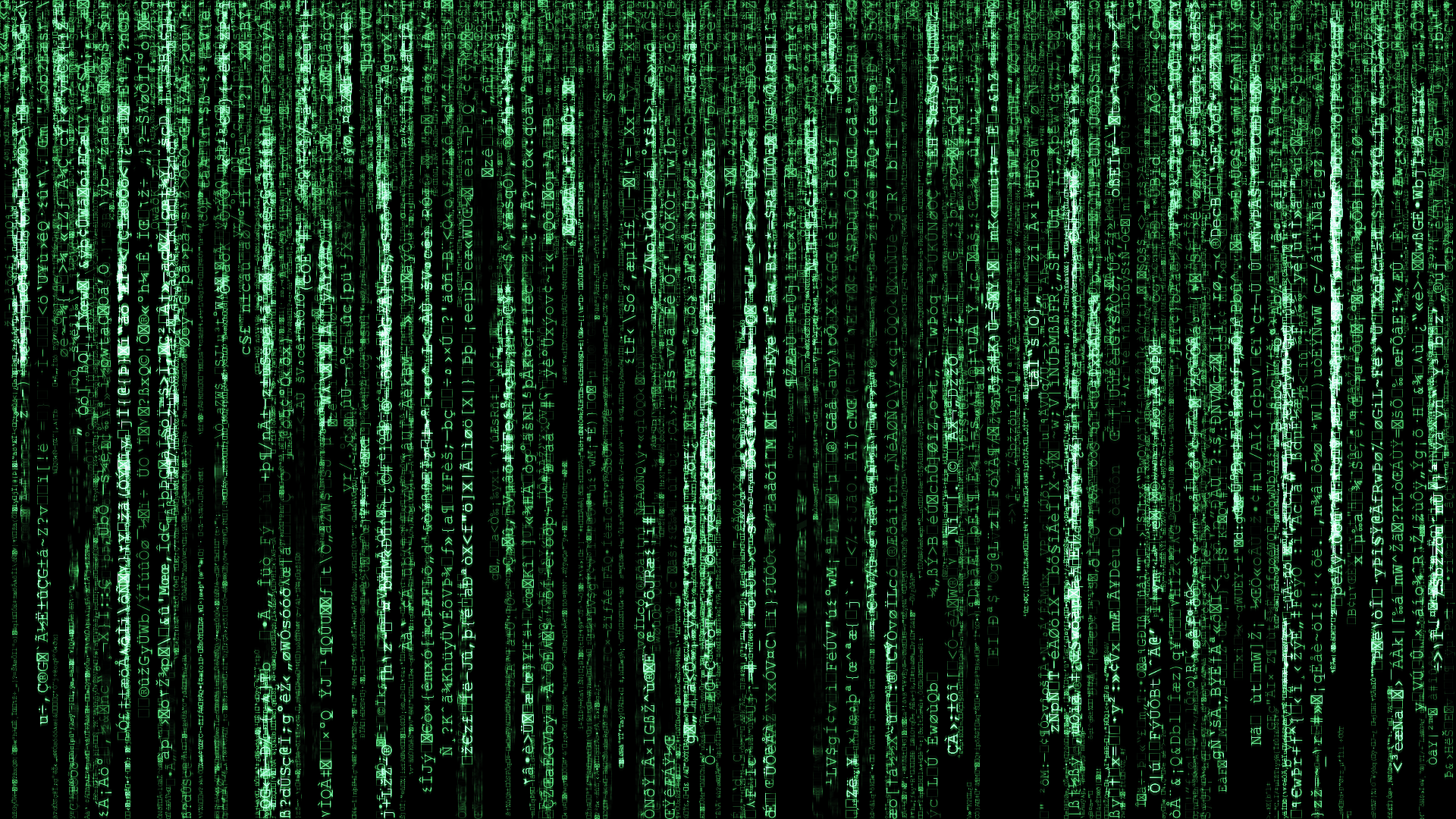 Matrix digital rain HD Wallpaper