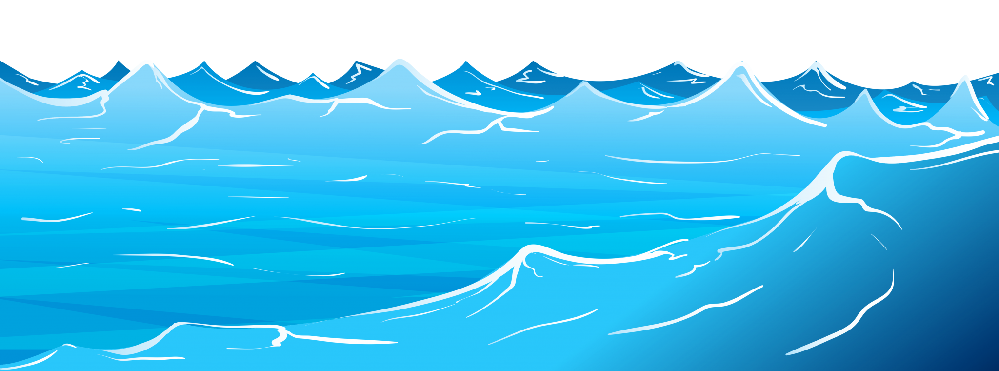 Blue ocean waves with black sky HD Wallpaper