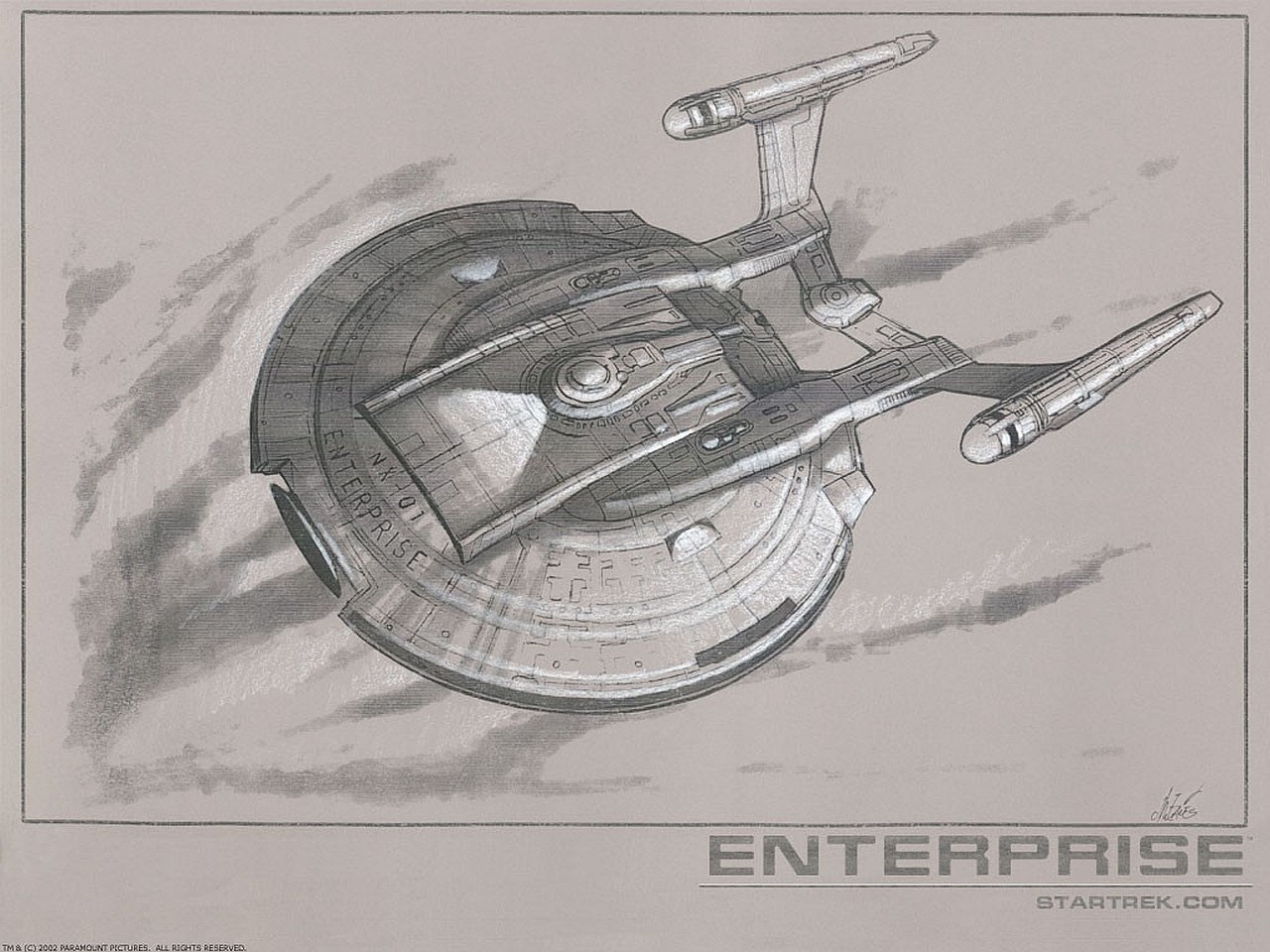 Star Trek Enterprise NX-01 HD Wallpaper