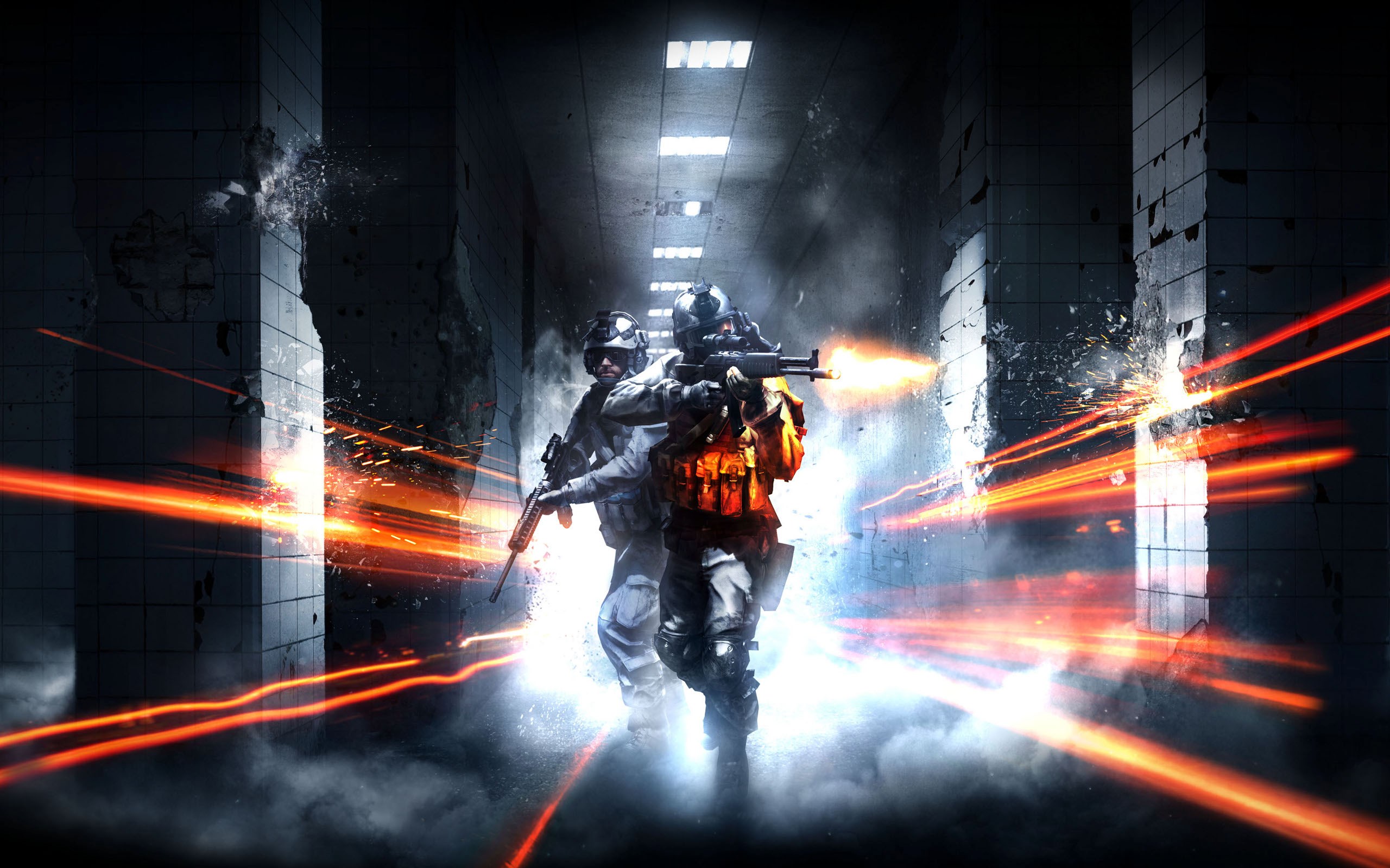 Battlefield 3 soldiers in combat HD Wallpaper