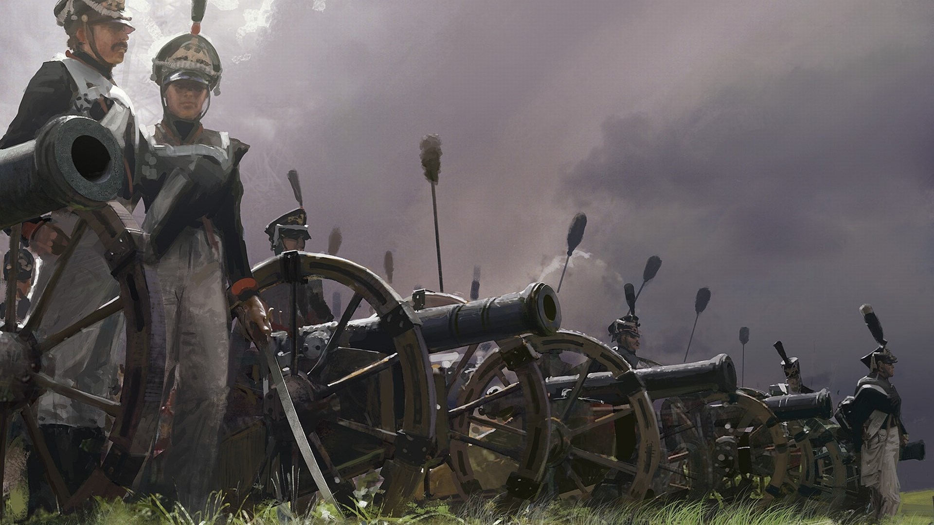Age of Empires III game artillery soldiers HD Wallpaper