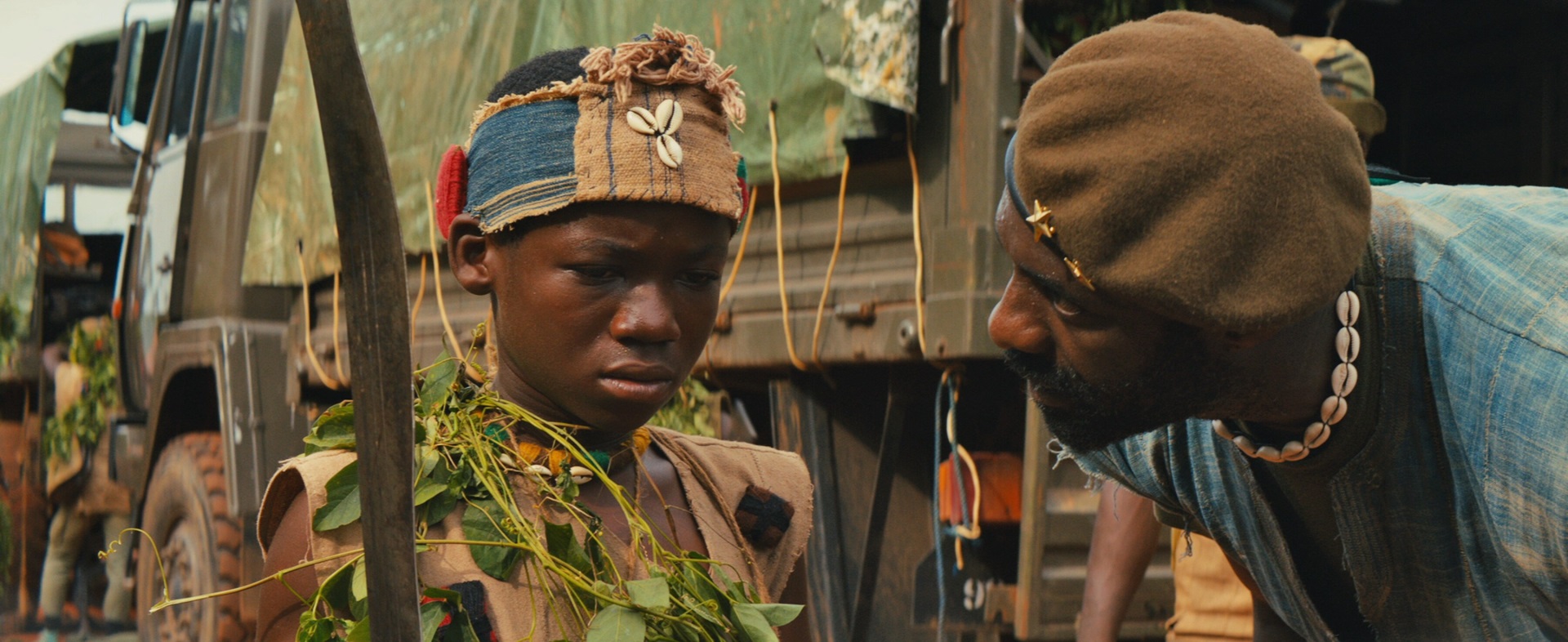 Agu and Commandant from Beasts of No Nation HD Wallpaper