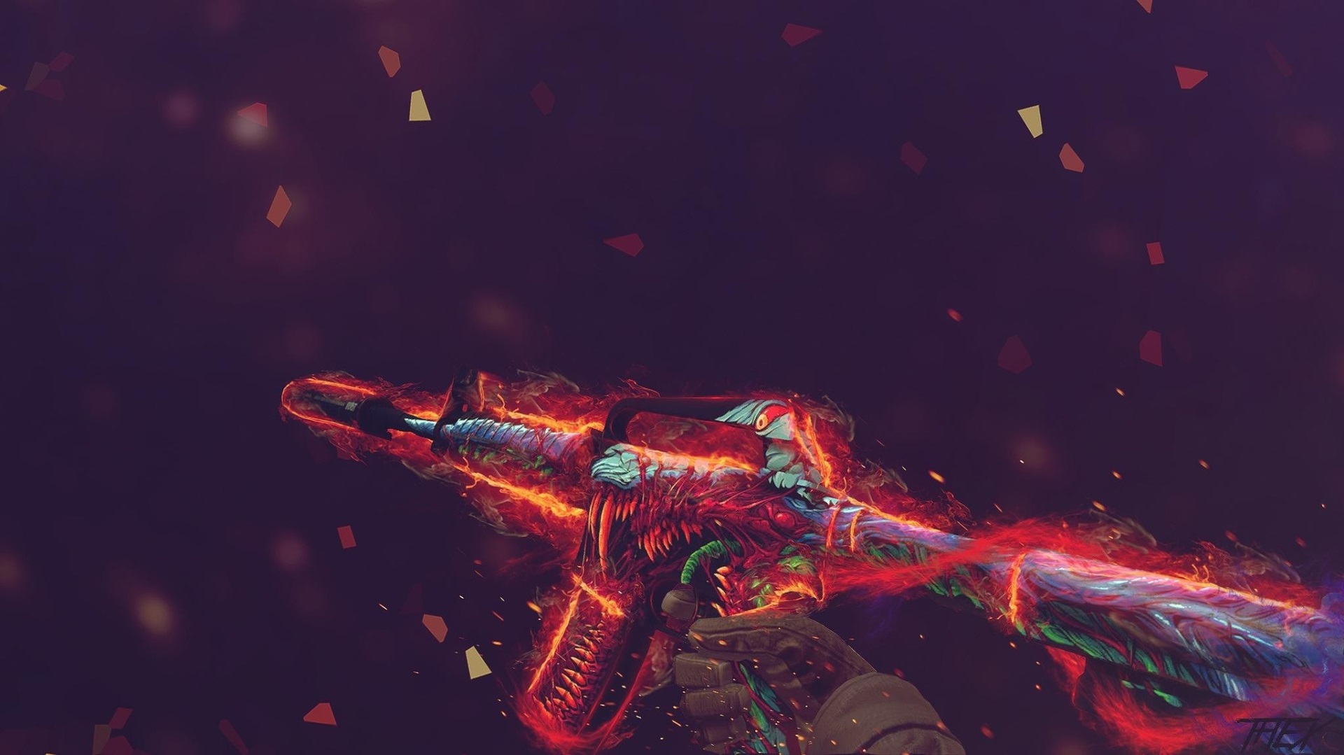 Counter-Strike: Global Offensive weapon skin HD Wallpaper