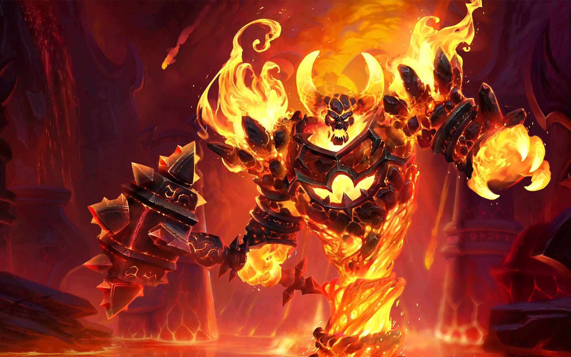 Ragnaros from World of Warcraft HD Wallpaper