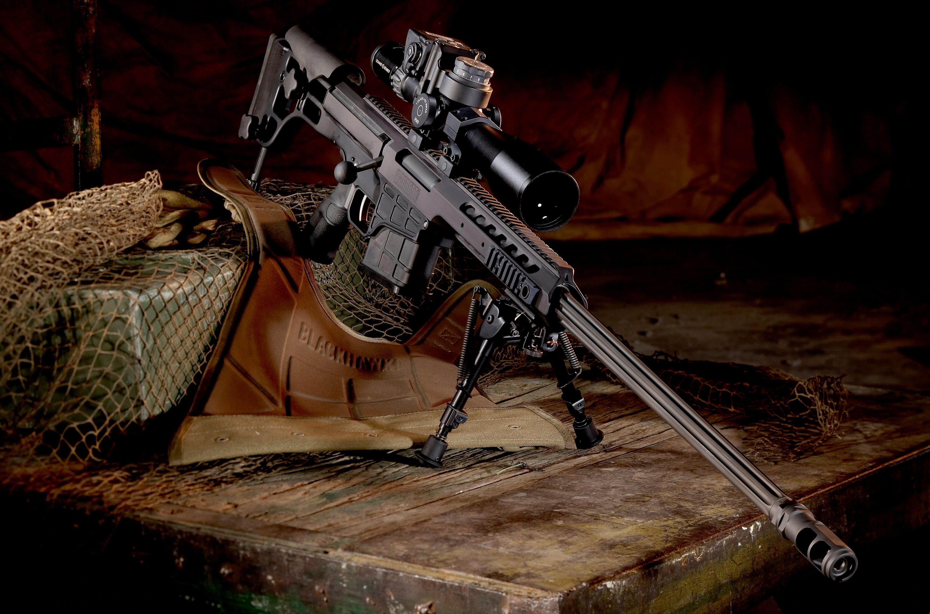 Barrett Sniper Rifle 4K Image HD Wallpaper