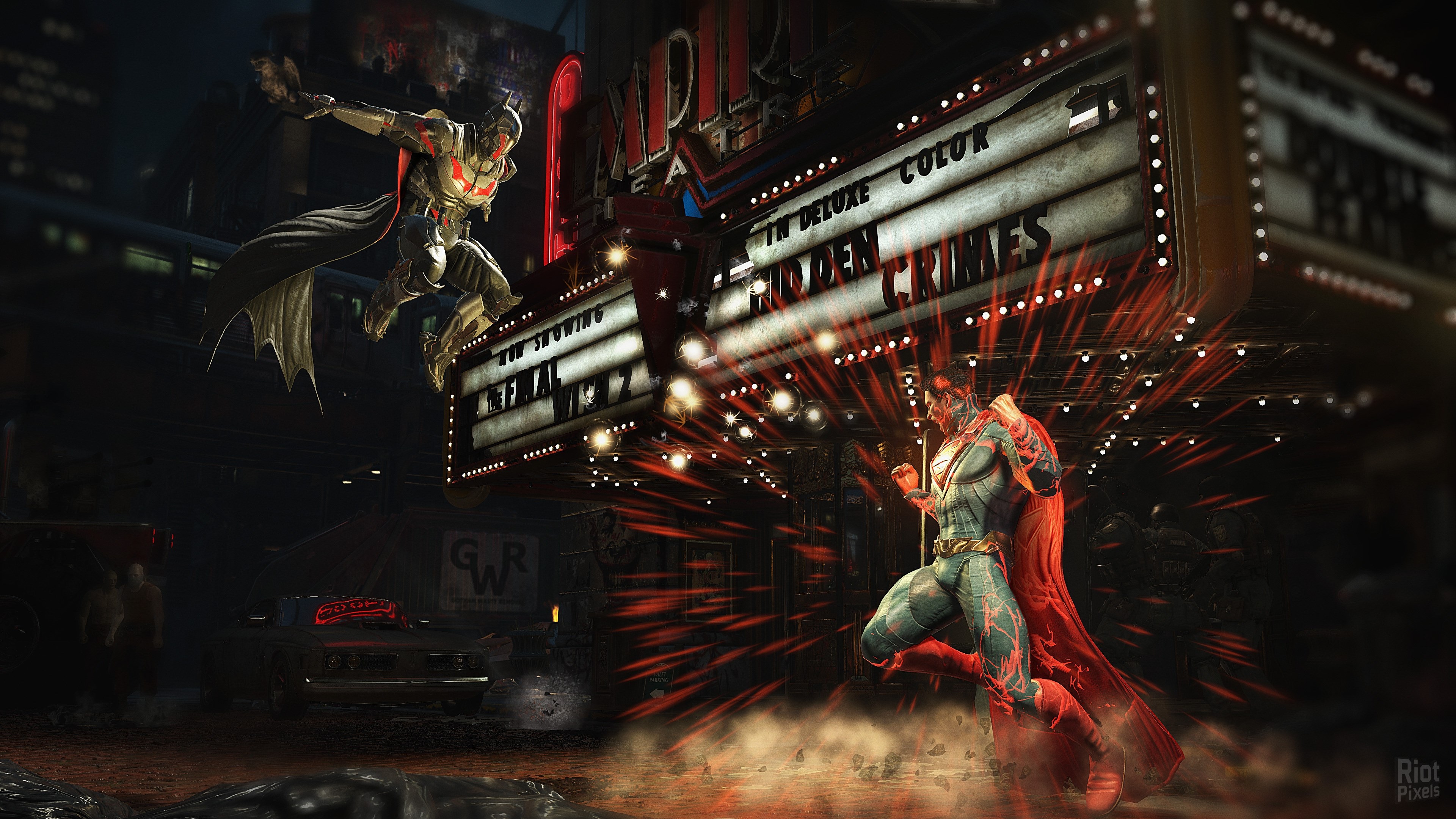 Batman and Superman from Injustice 2 4K HD Wallpaper